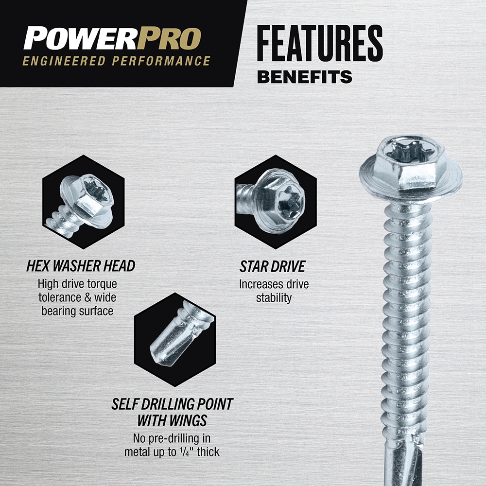 Power Pro 116123 Cement-Board-Screws - View #4