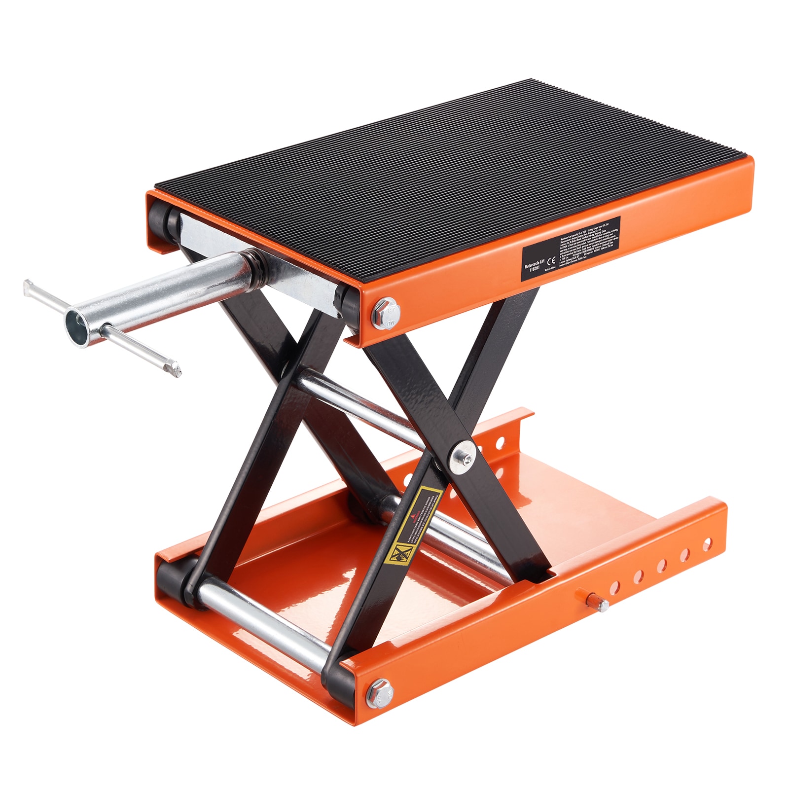 SVOPES 1100 LBS Bike Scissor Elevator Wide Platform and Safety Pin 3.7 inch -13.8 inch Central Lift Iron Material for City Cruiser and Touring Bikes #SVOPESMTCSJJC03039V0