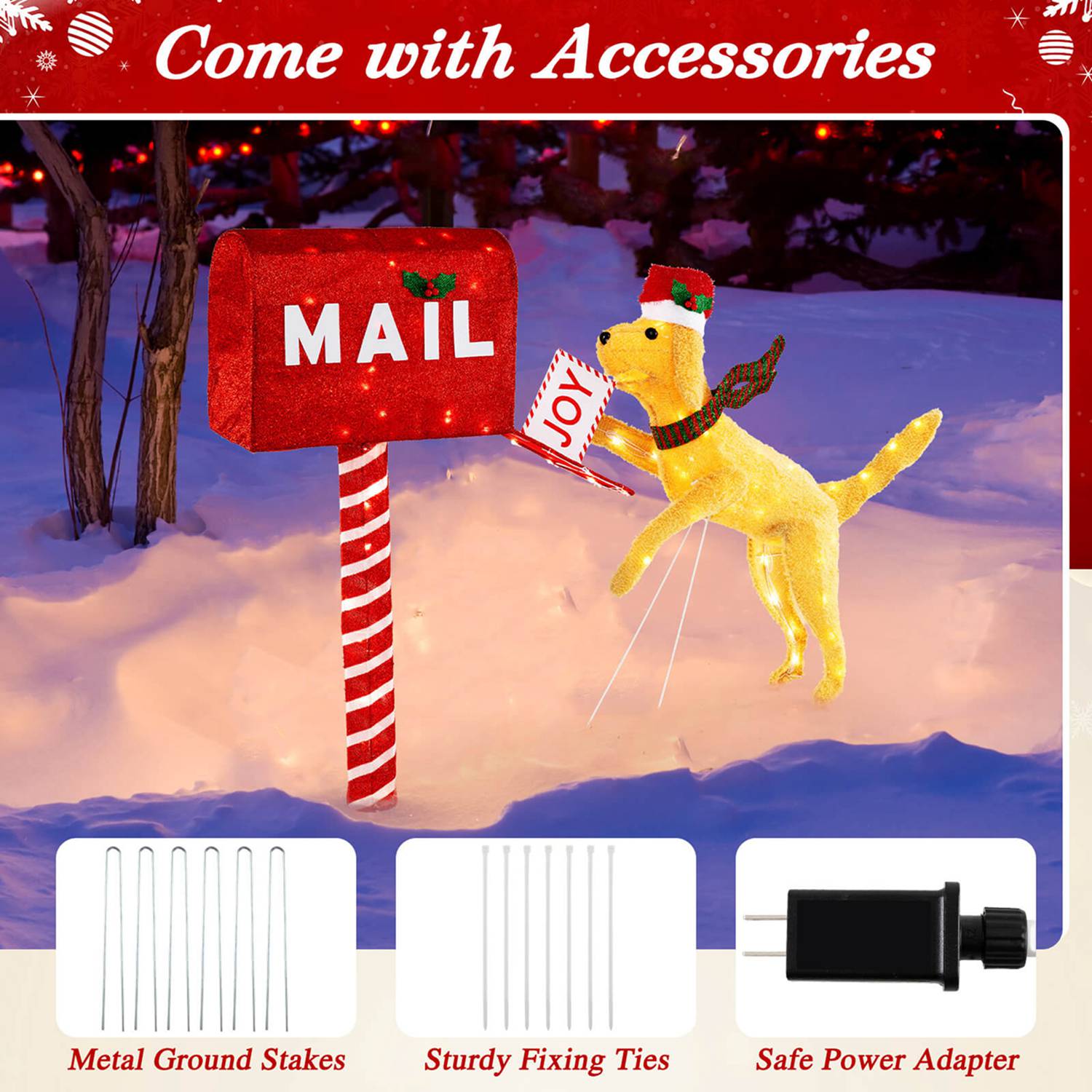 Costway CSHY000512 Outdoor-Christmas-Decor - View #8