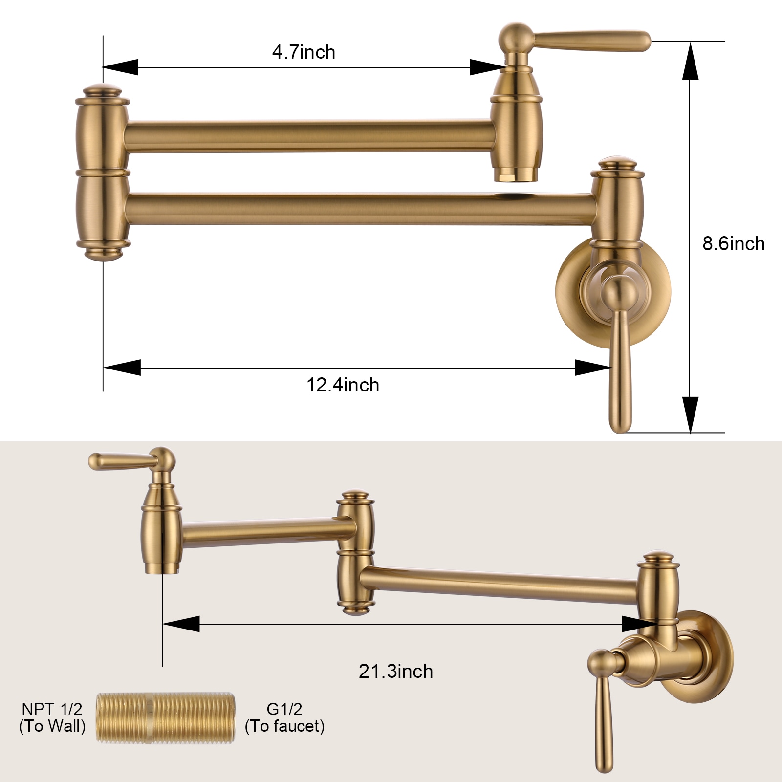 WOWOW 2314900G-LW Kitchen-Faucets - View #6