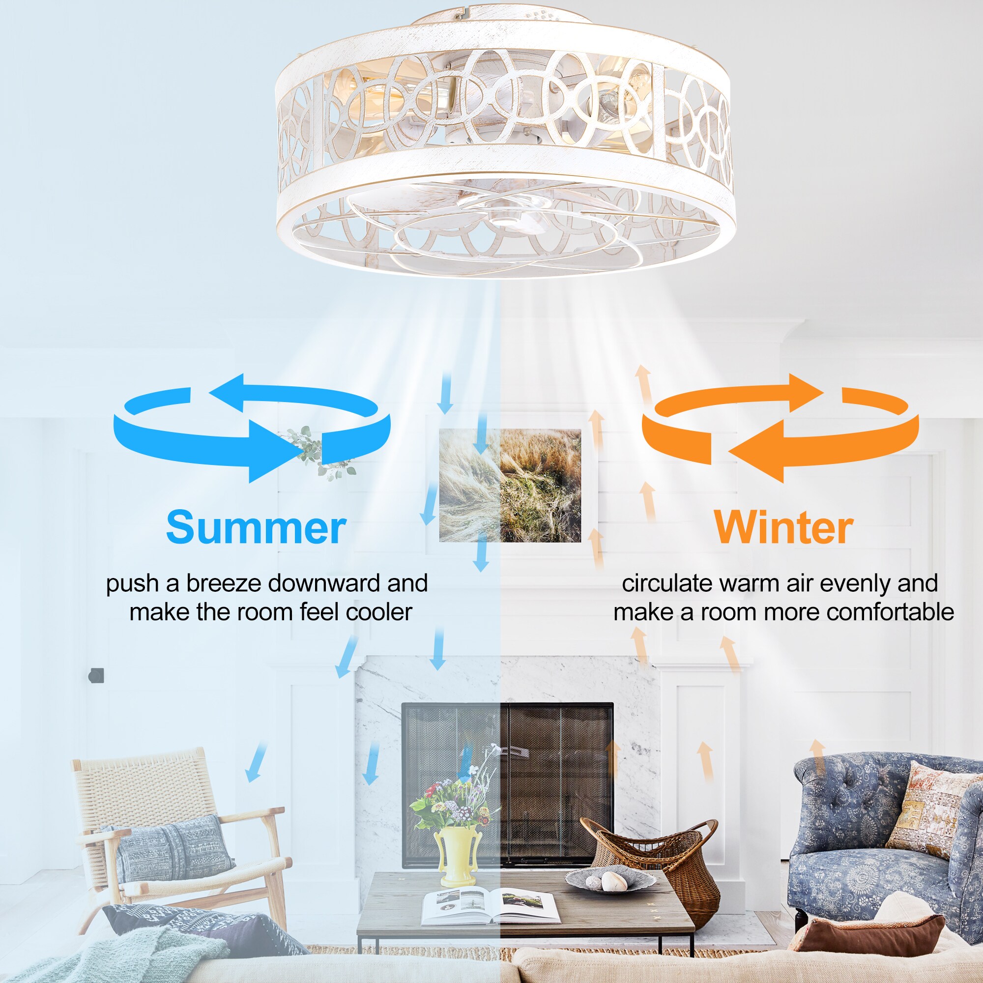 Breezary 35008-WG Ceiling-Fans - View #4