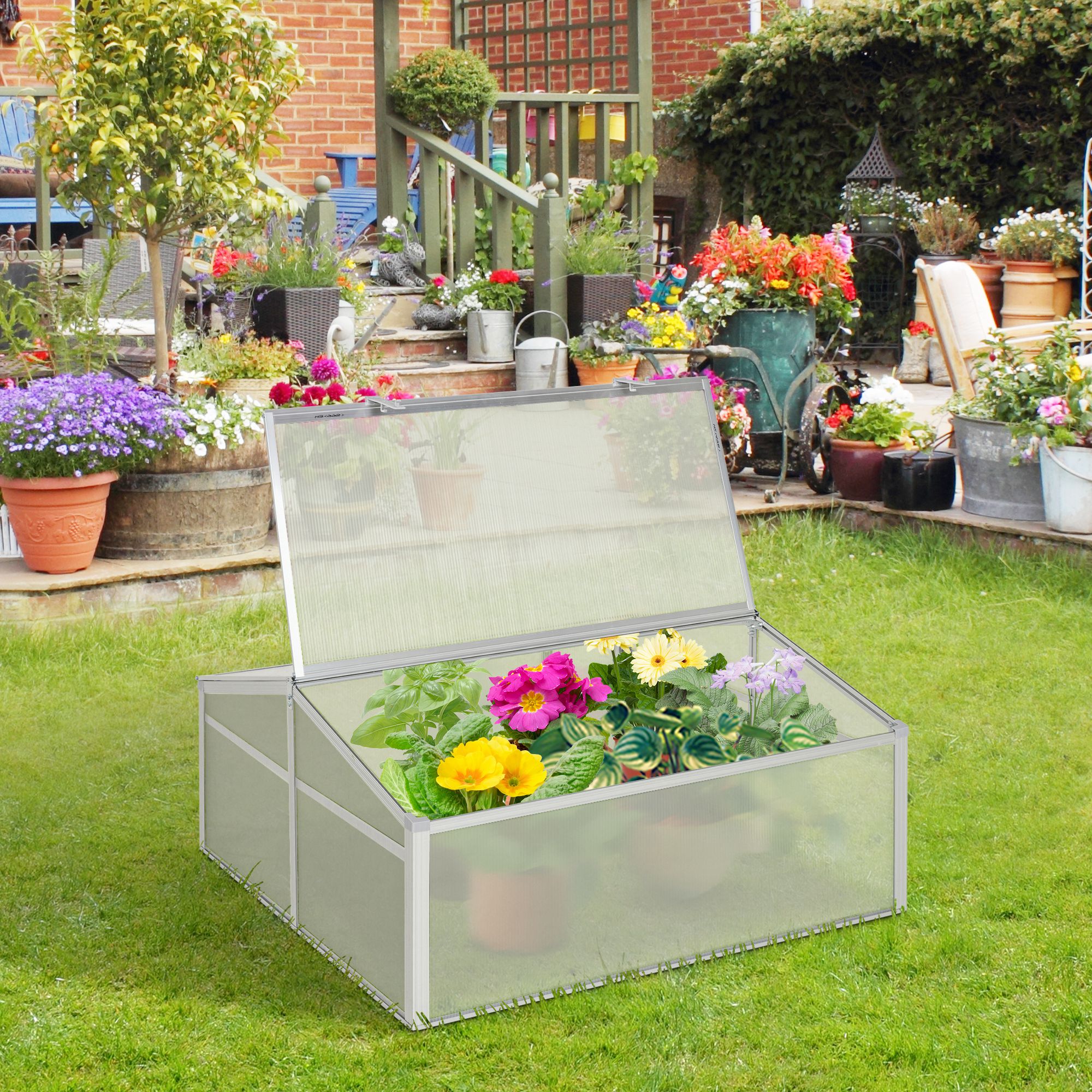 Outsunny 845-082 greenhouses - View #2