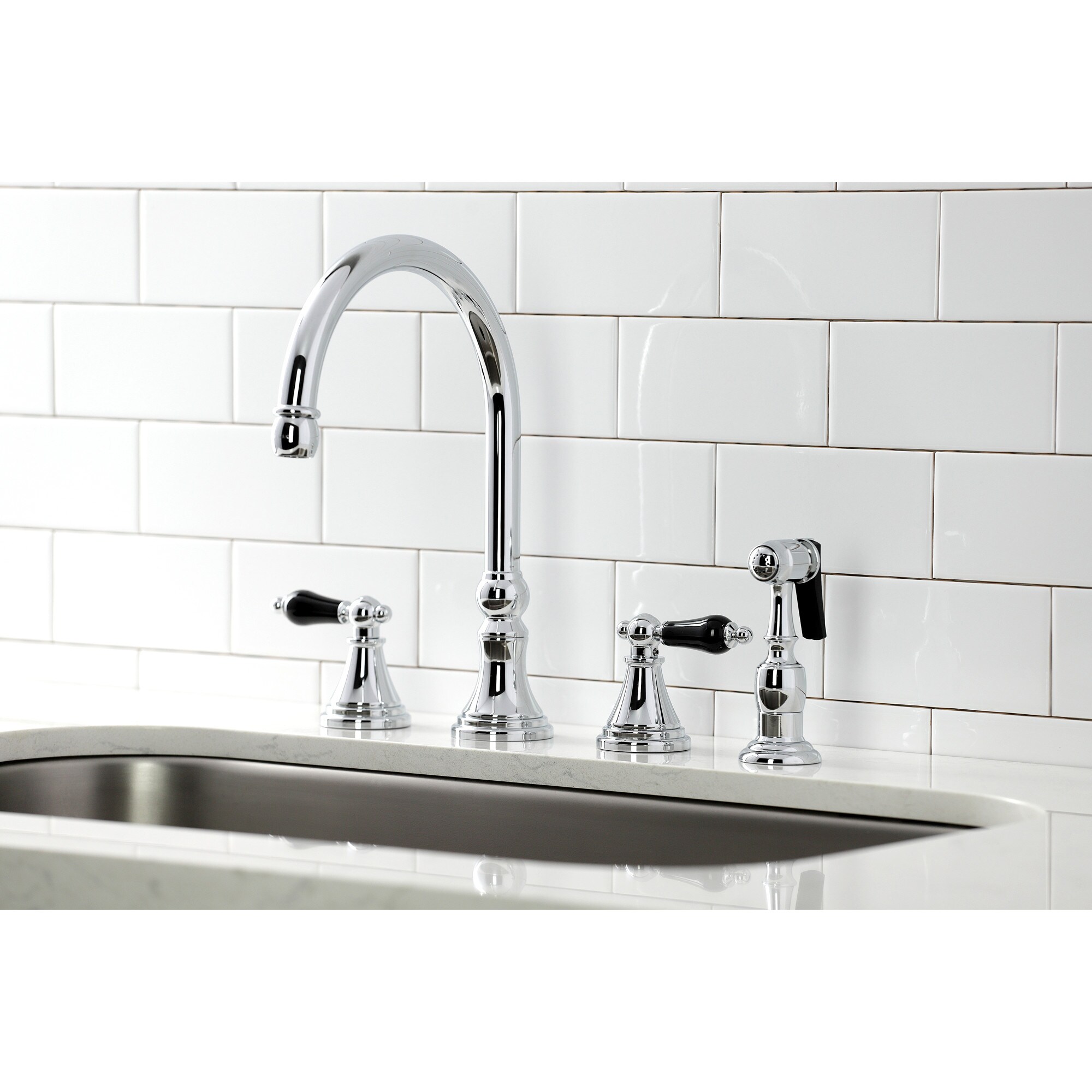 Kingston Brass WLKS2791PKLBS Kitchen-Faucets - View #3