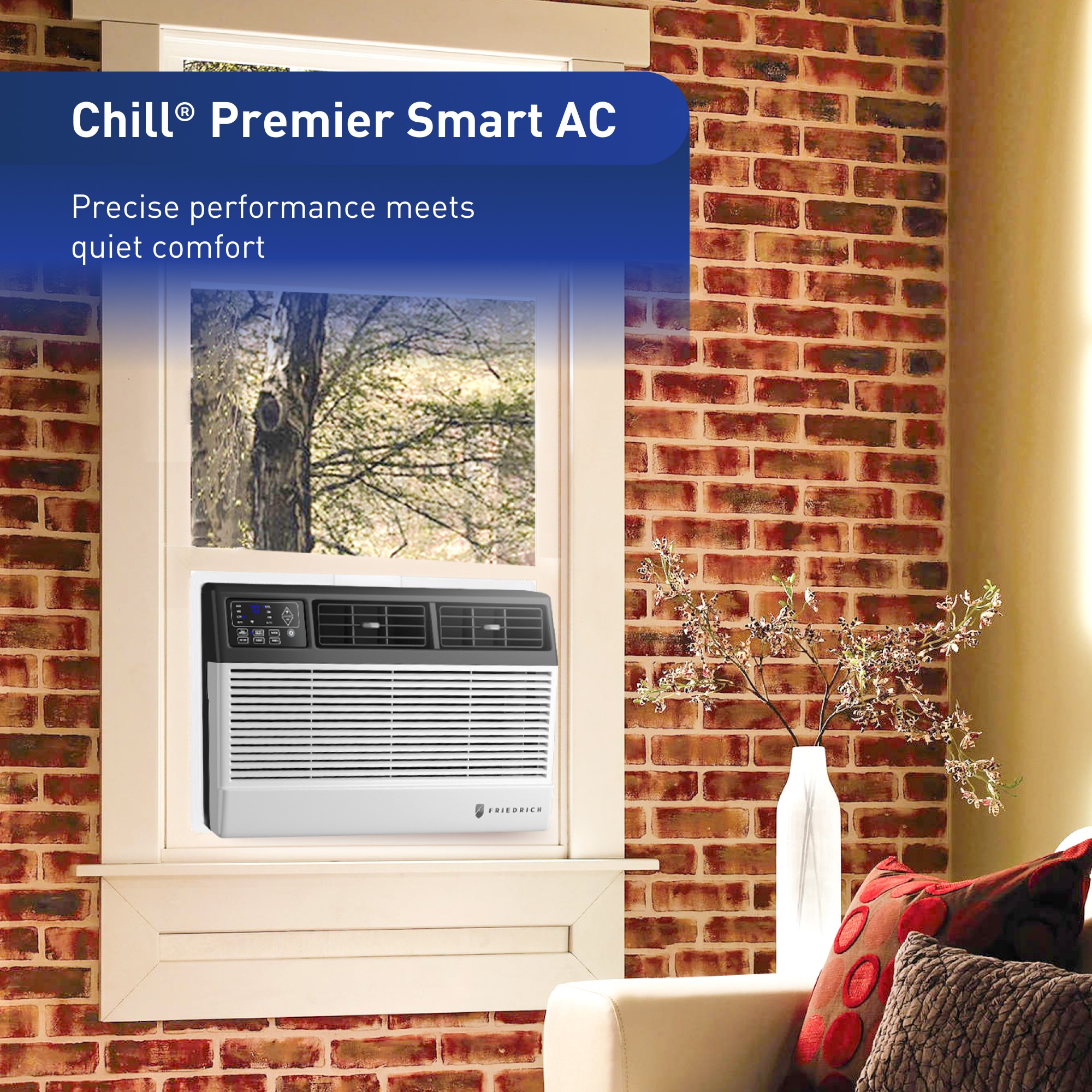 Friedrich 13000 BTU White Portable Air Conditioner with WiFi Control