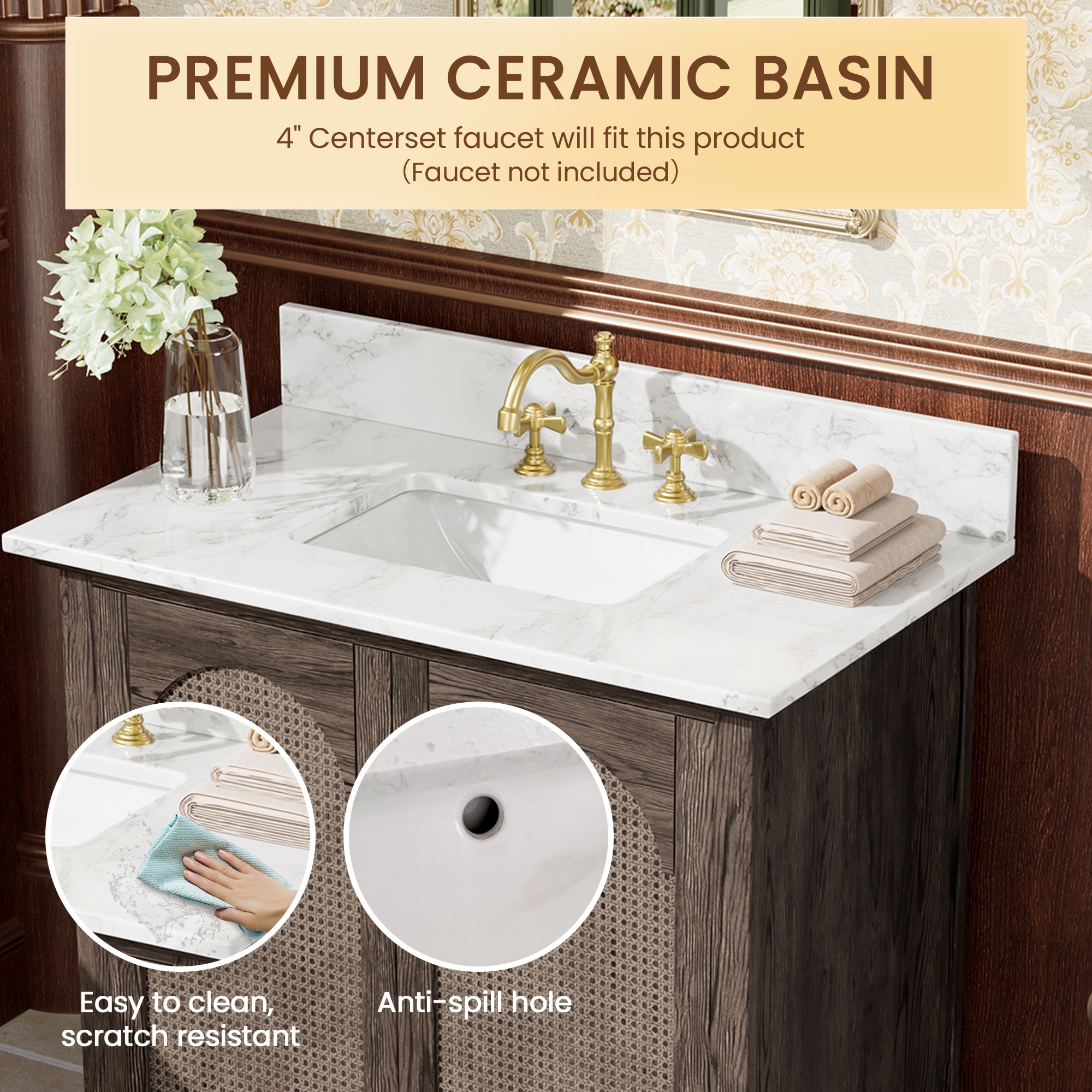 VOUA SAF-XNELD3-GY Bath-Vanity-Combo - View #4