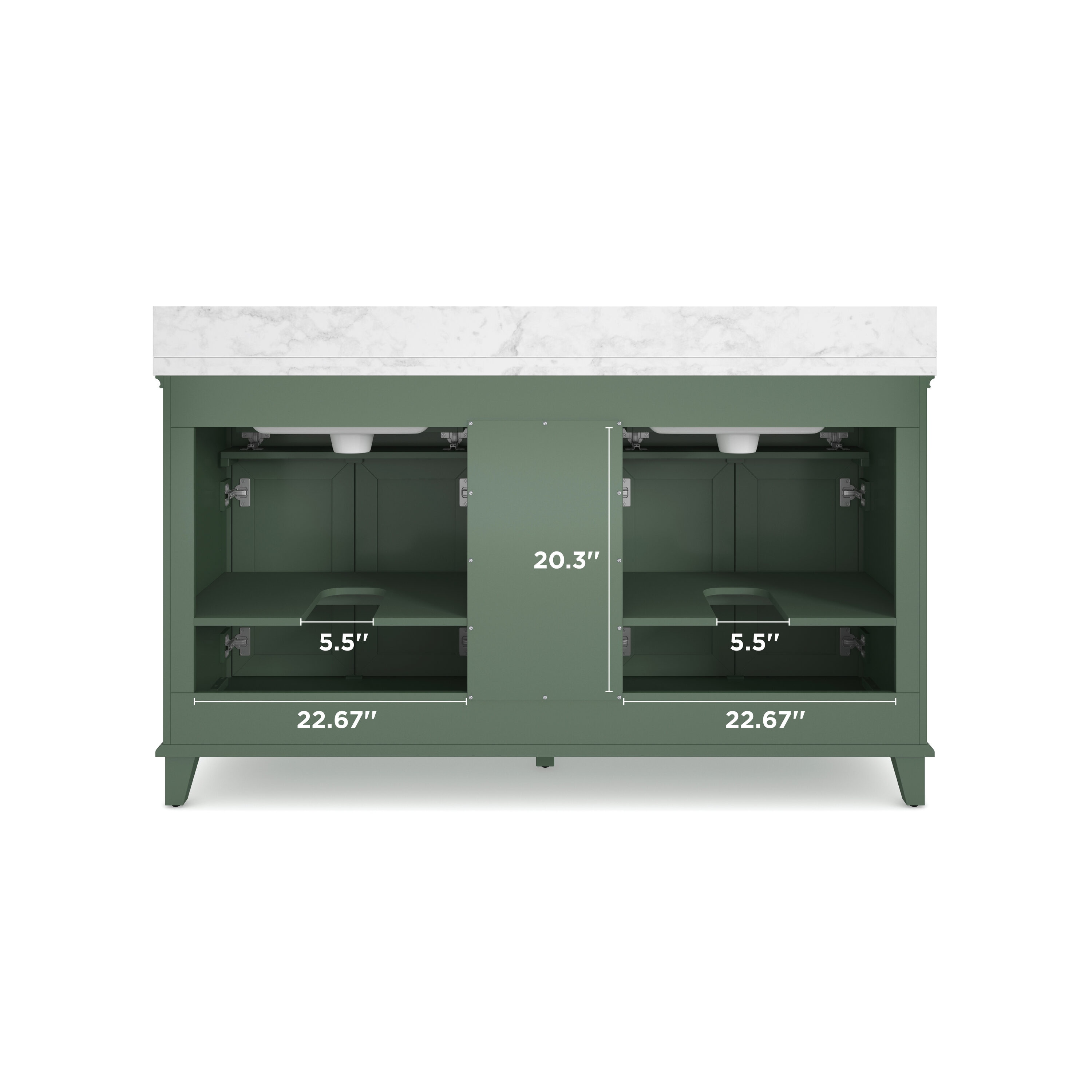 allen + roth LOWE60VPN Bath-Vanity-Combo - View #8
