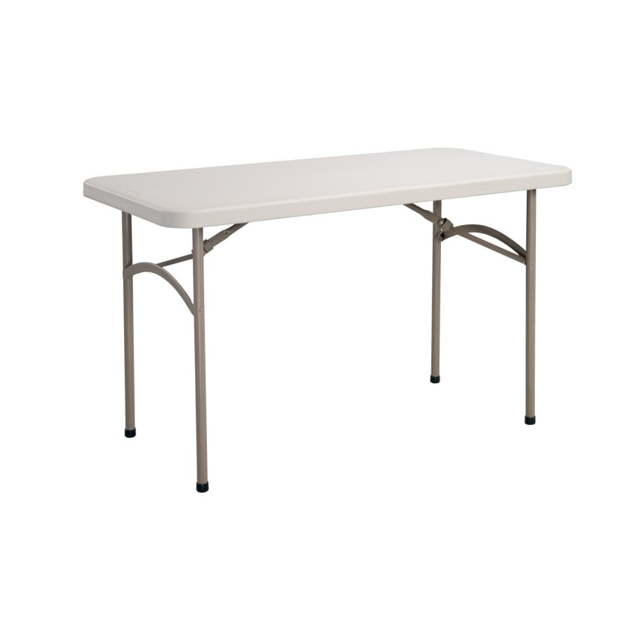 4ft FOLDING Blow Moulded Trestle Table Market Stall Super Strong Folding Legs 