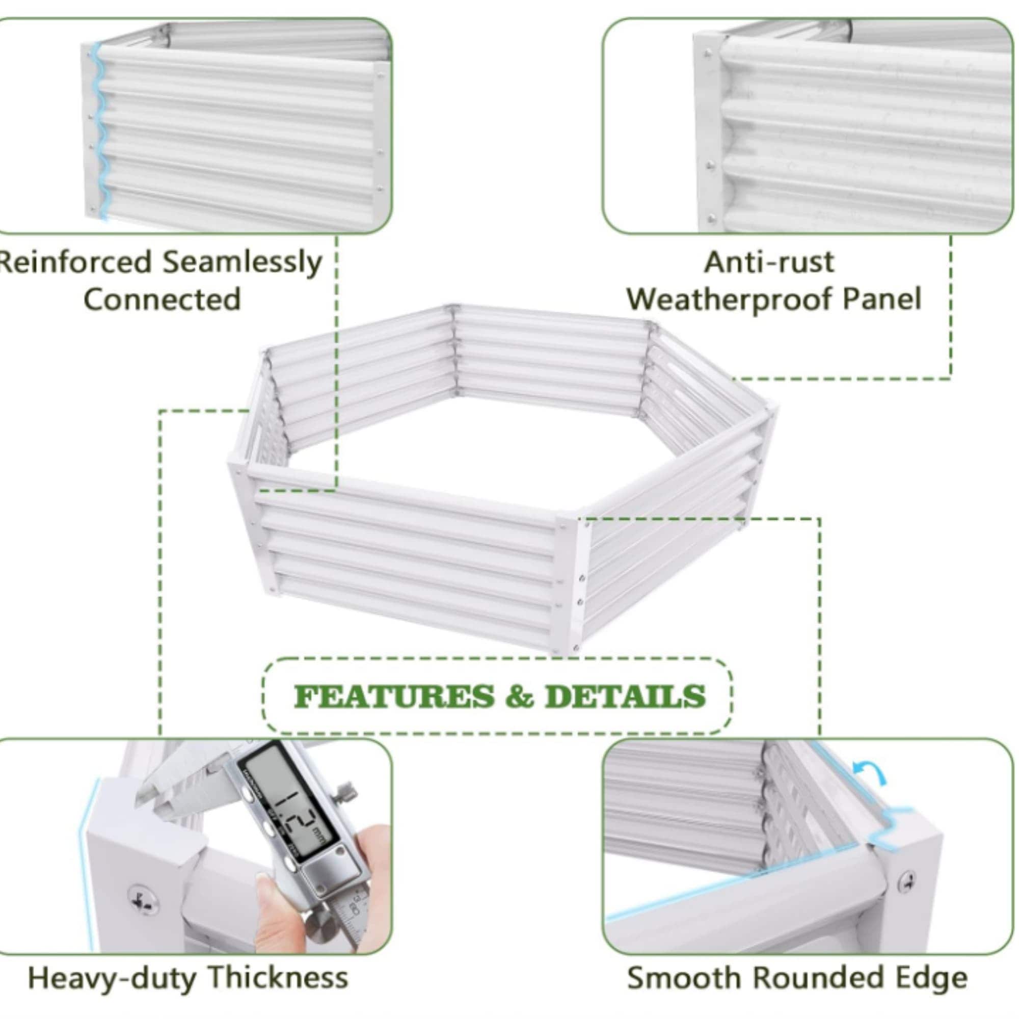 Ama Pear S-FLWBD-15 Raised-Garden-Beds - View #4