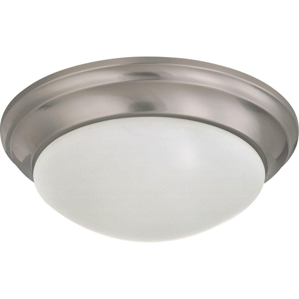  LW-SC529247 2-Light 14-in Brushed Nickel Flush Mount Light