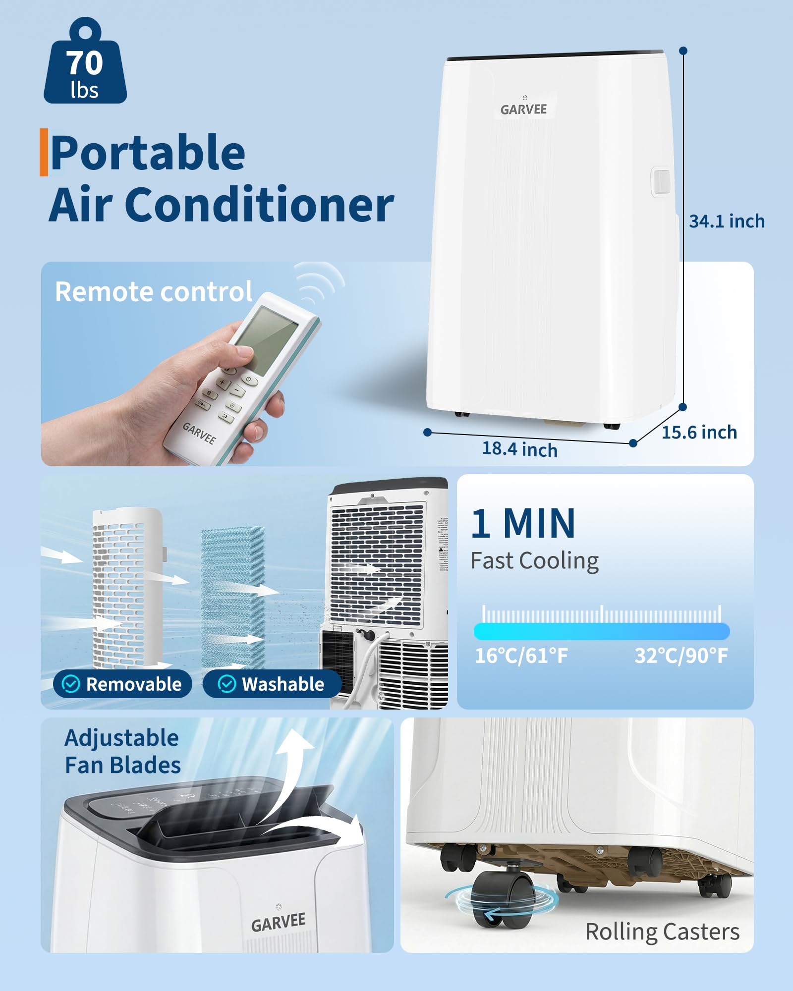 DEXSO ENCOREPHKBA16795 Portable-Air-Conditioners - View #5
