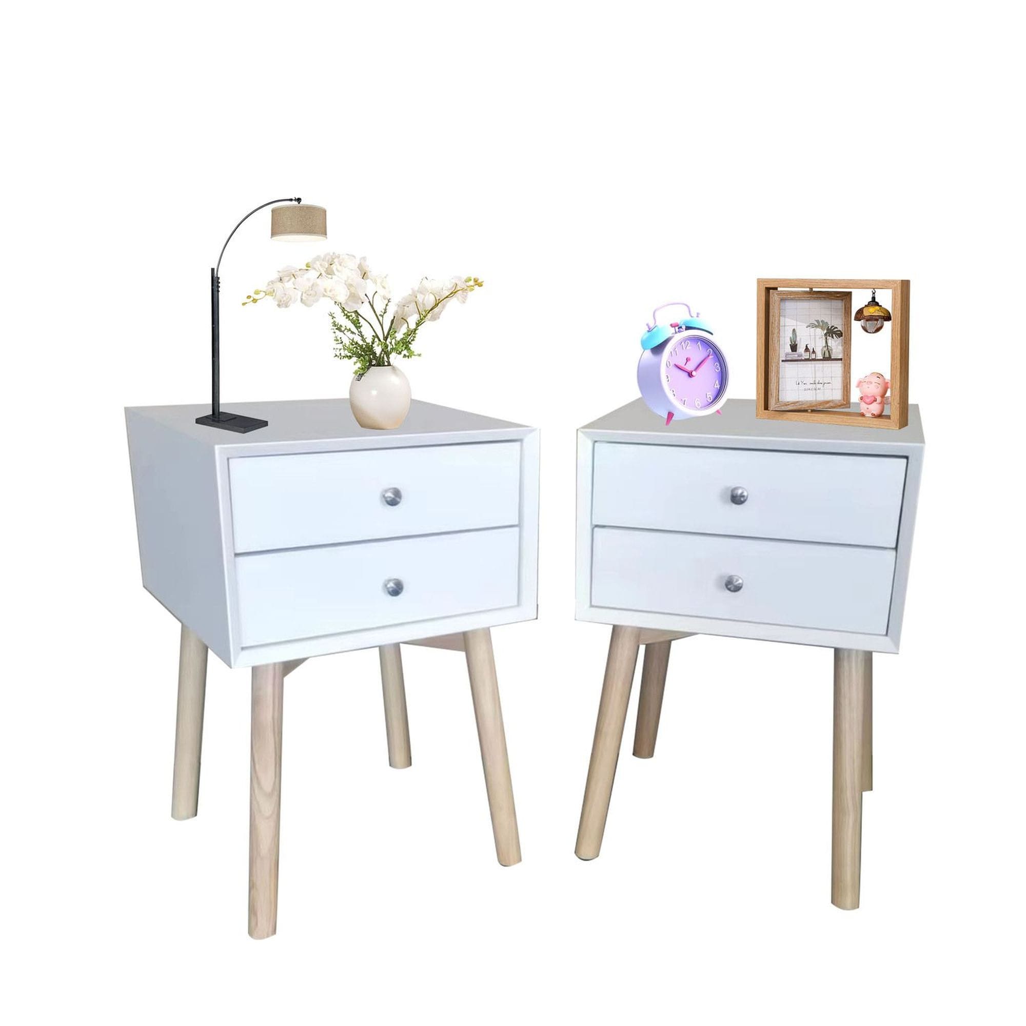 JASMODER W1141S00009 White Mdf Bookcase with Doors (15.75-in W x 24.02-in H x 15.75-in D)