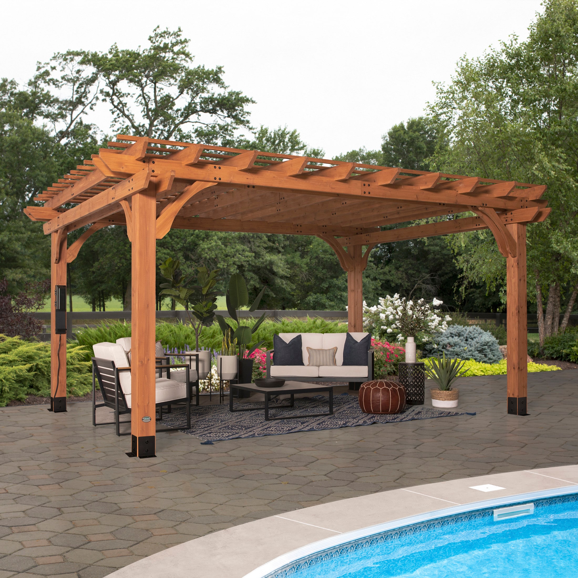 Pergolas Frame Material Cedar