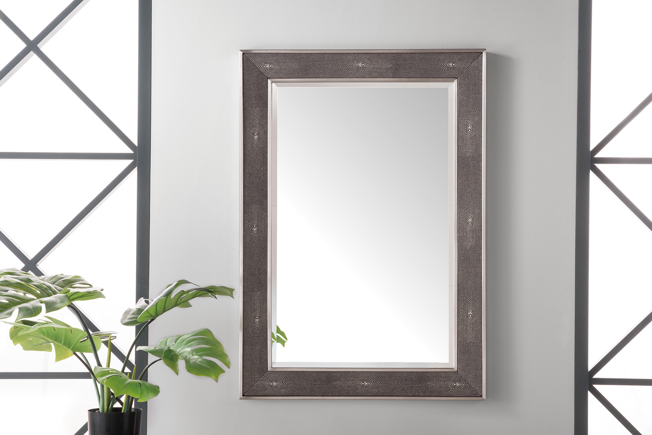 James Martin Vanities 961-M28-SL-CH Framed-Bath-Mirrors - View #3