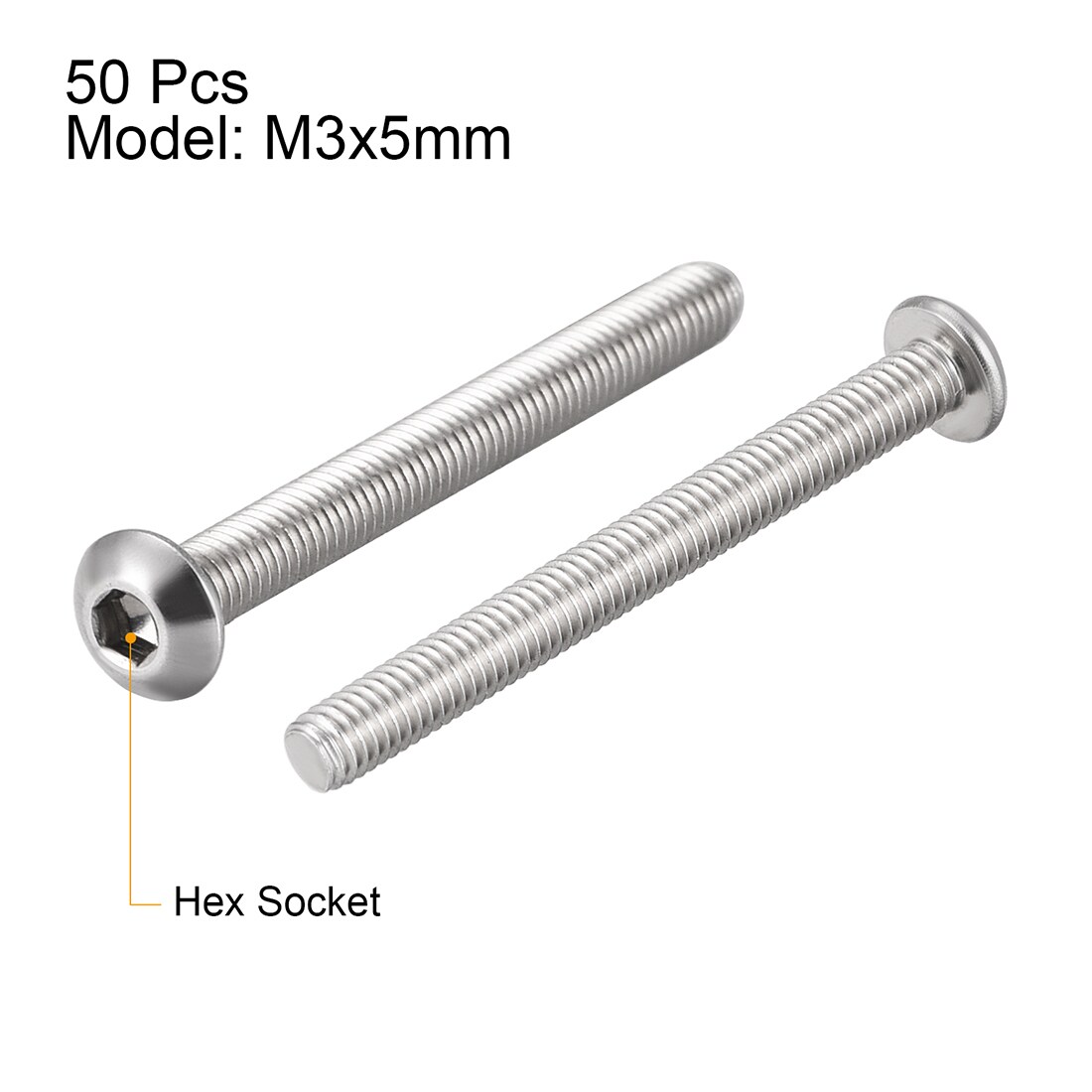 Unique Bargains S26090700UX3918 Metric-Machine-Screws - View #2