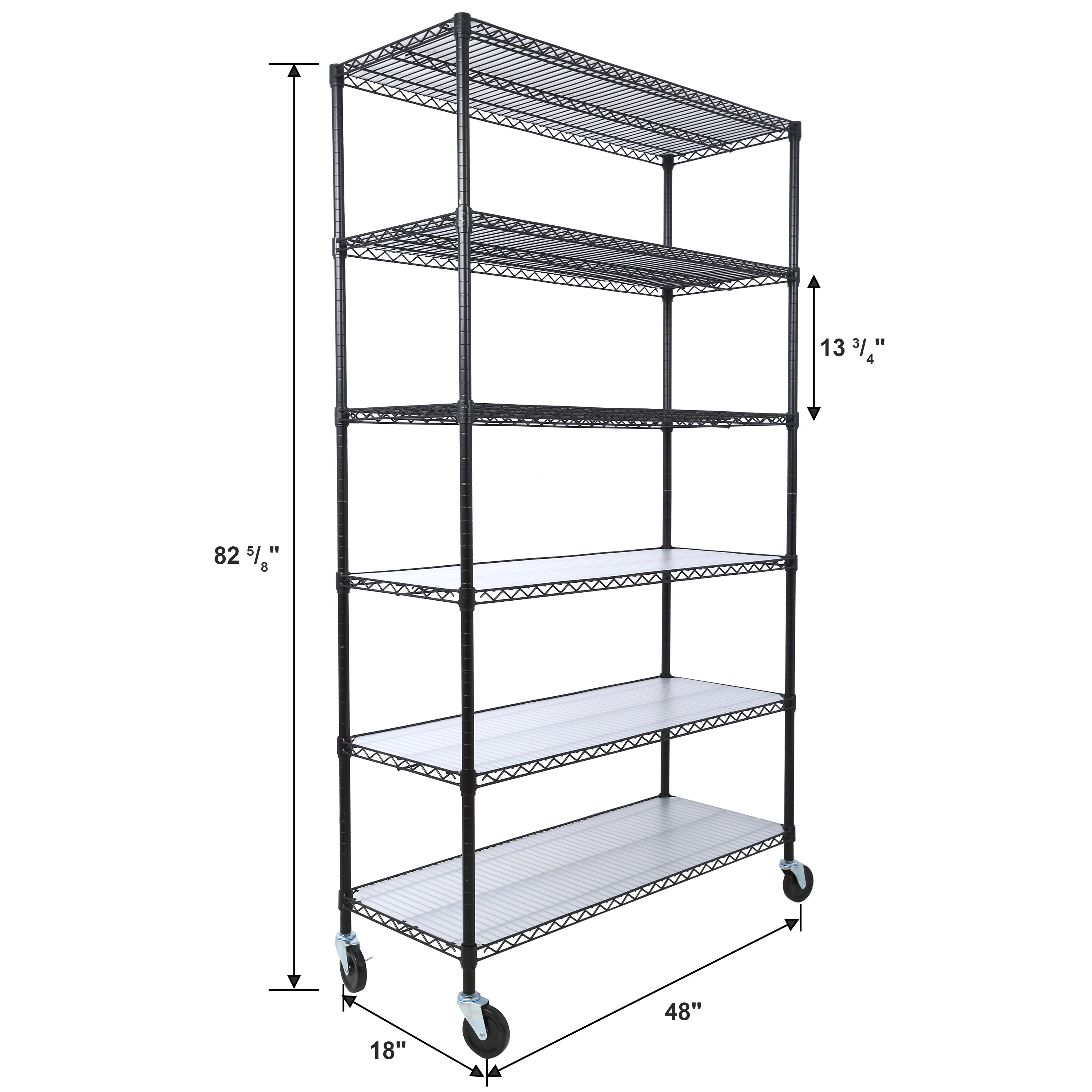 Kahomvis GH-QPS4-127 Free-Standing-Shelving - View #3