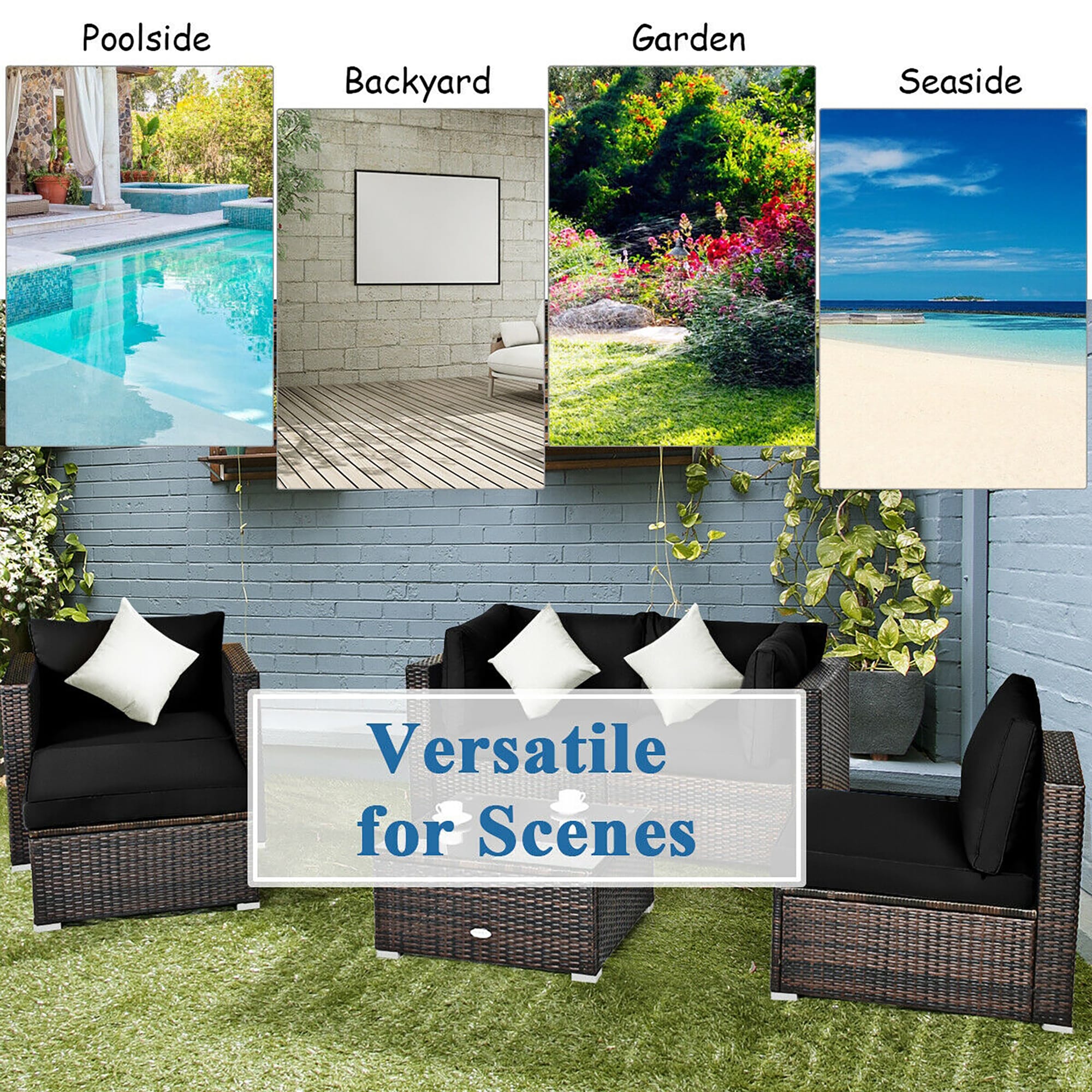 BABOOM BOM-7BK+-CO Patio-Conversation-Sets - View #10