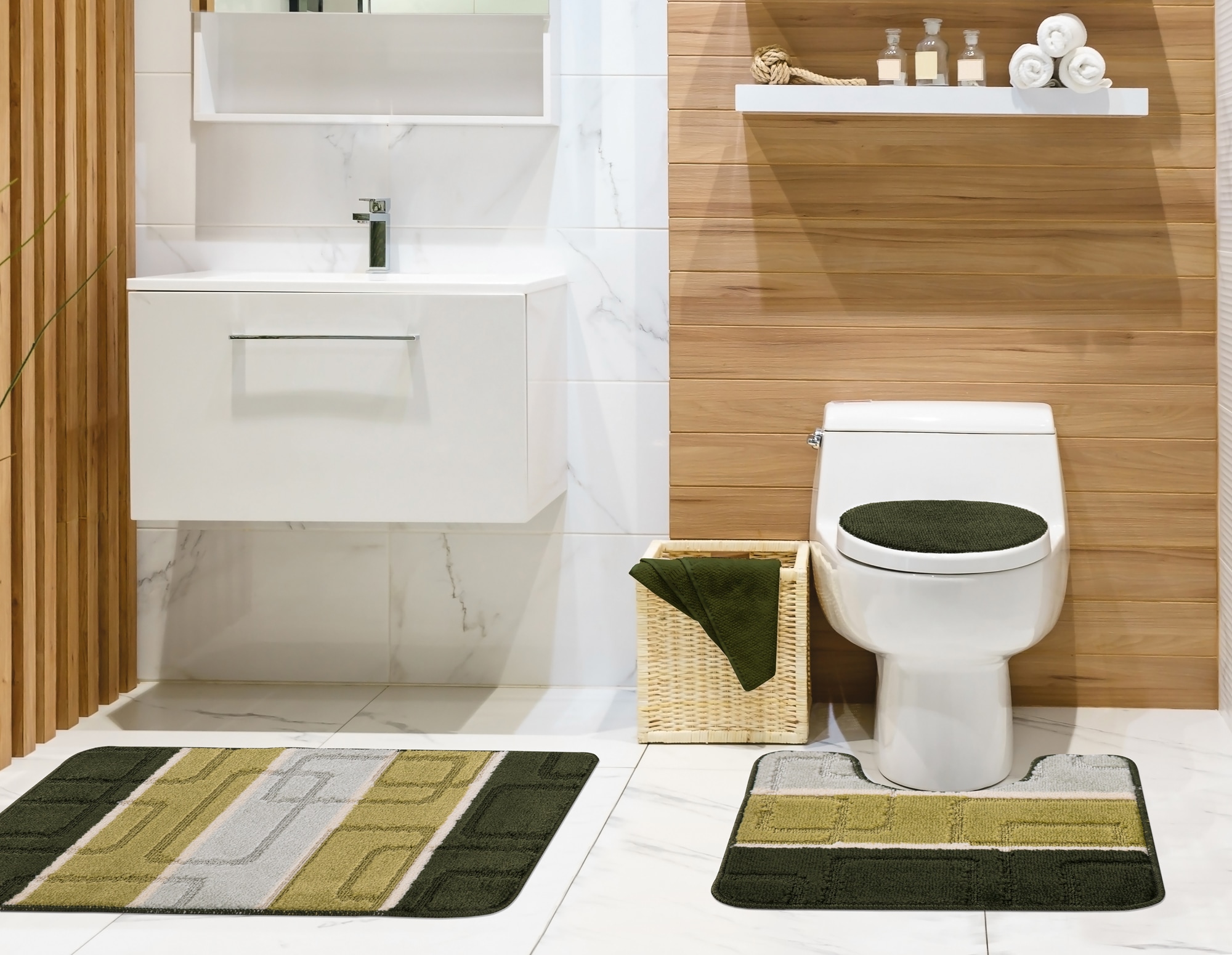 Ottomanson LAY5016-3PCS Bath-Rugs - View #5