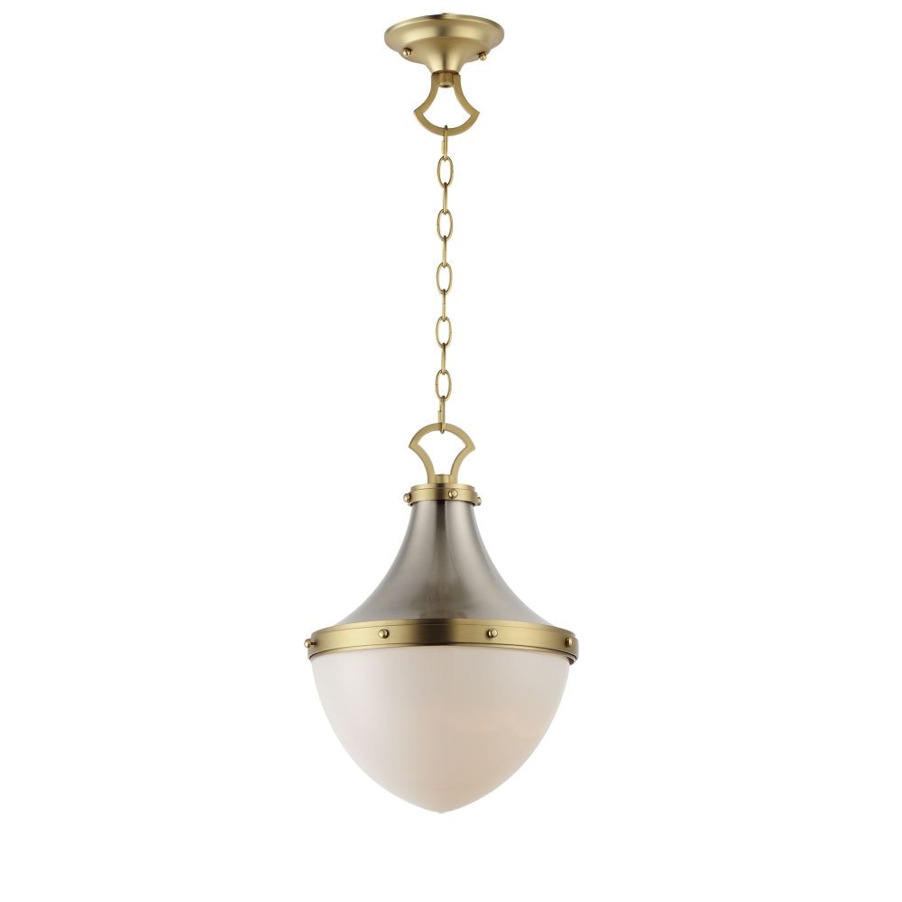 Maxim Lighting - Conrad One Light Medium Pendant by Maxim - 10384WTSNSBR
