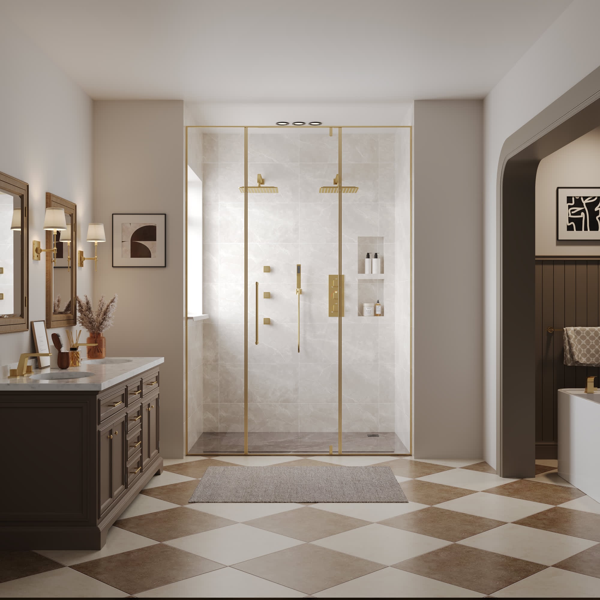 EVERSTEIN SFS-1068-GD12 Tub-Shower-Faucets - View #12