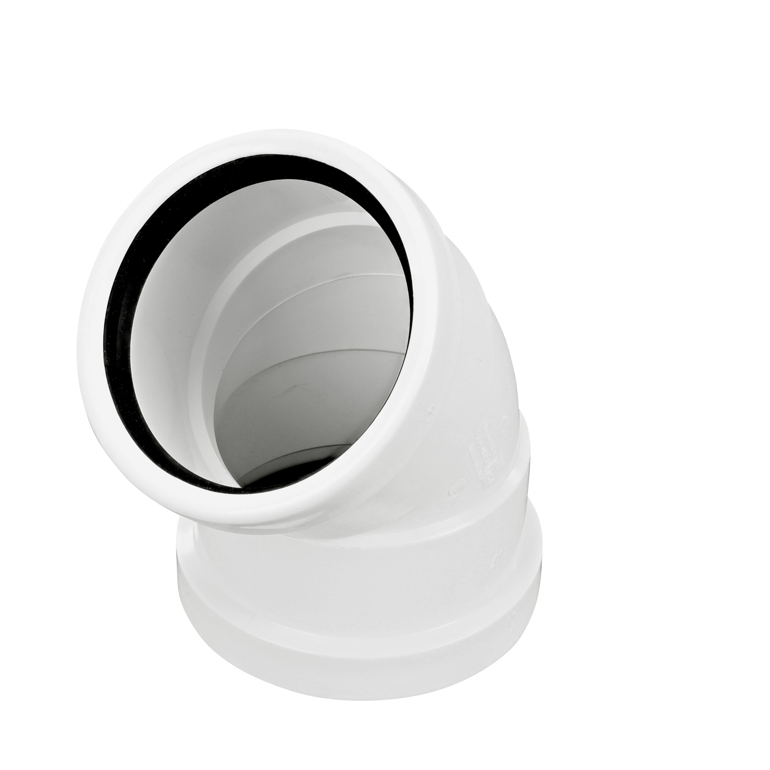 NDS G403 4-in 45-Degree PVC Sewer and Drian Elbow