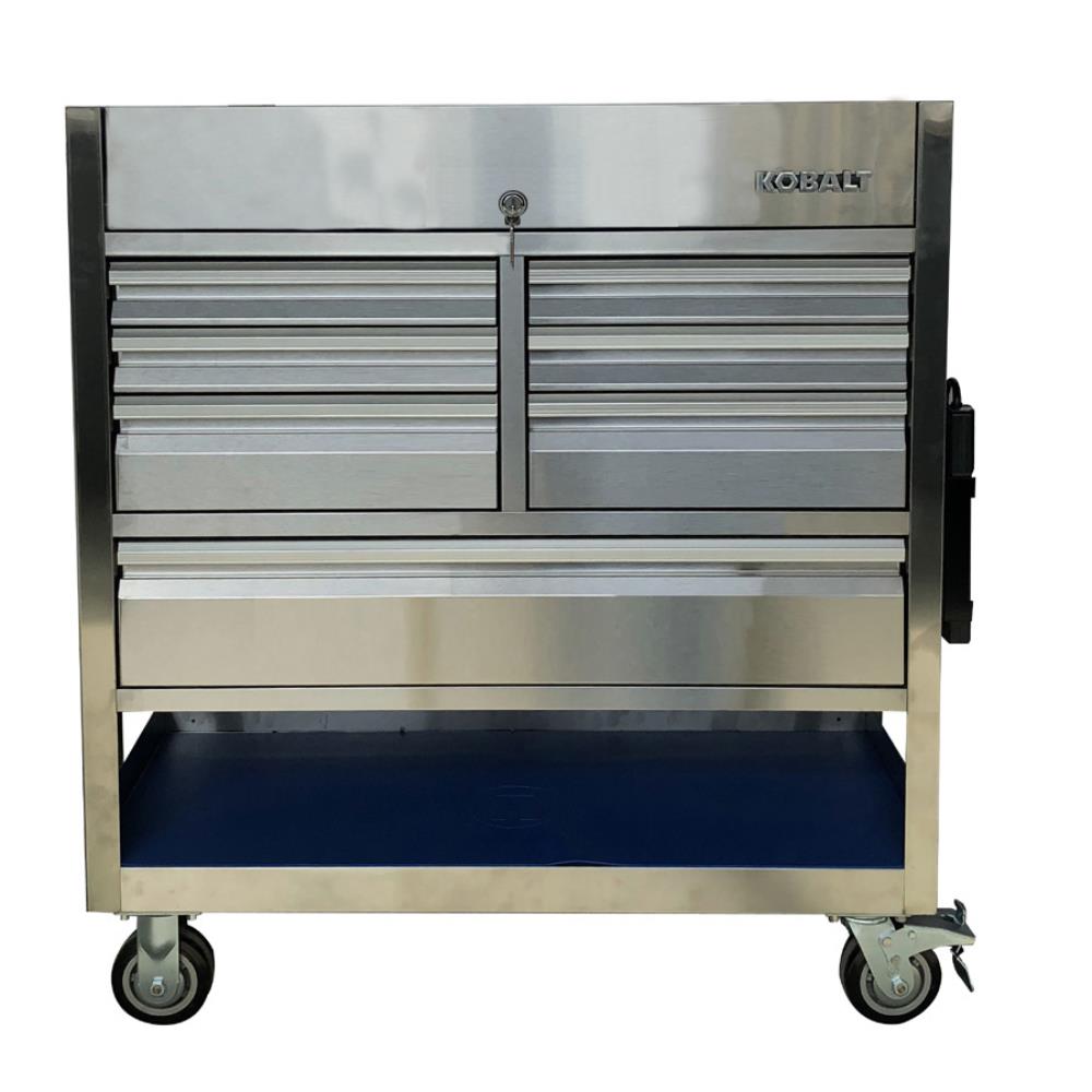 Kobalt 3000 Series 41 in W x 47 in H 7 Drawer Stainless Steel