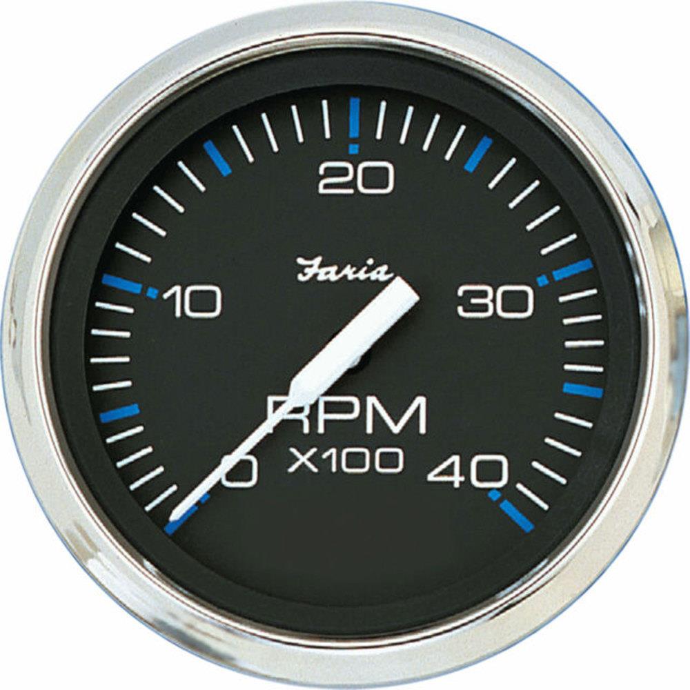 Faria 33732 Chesapeake Stainless Steel Tachometer With