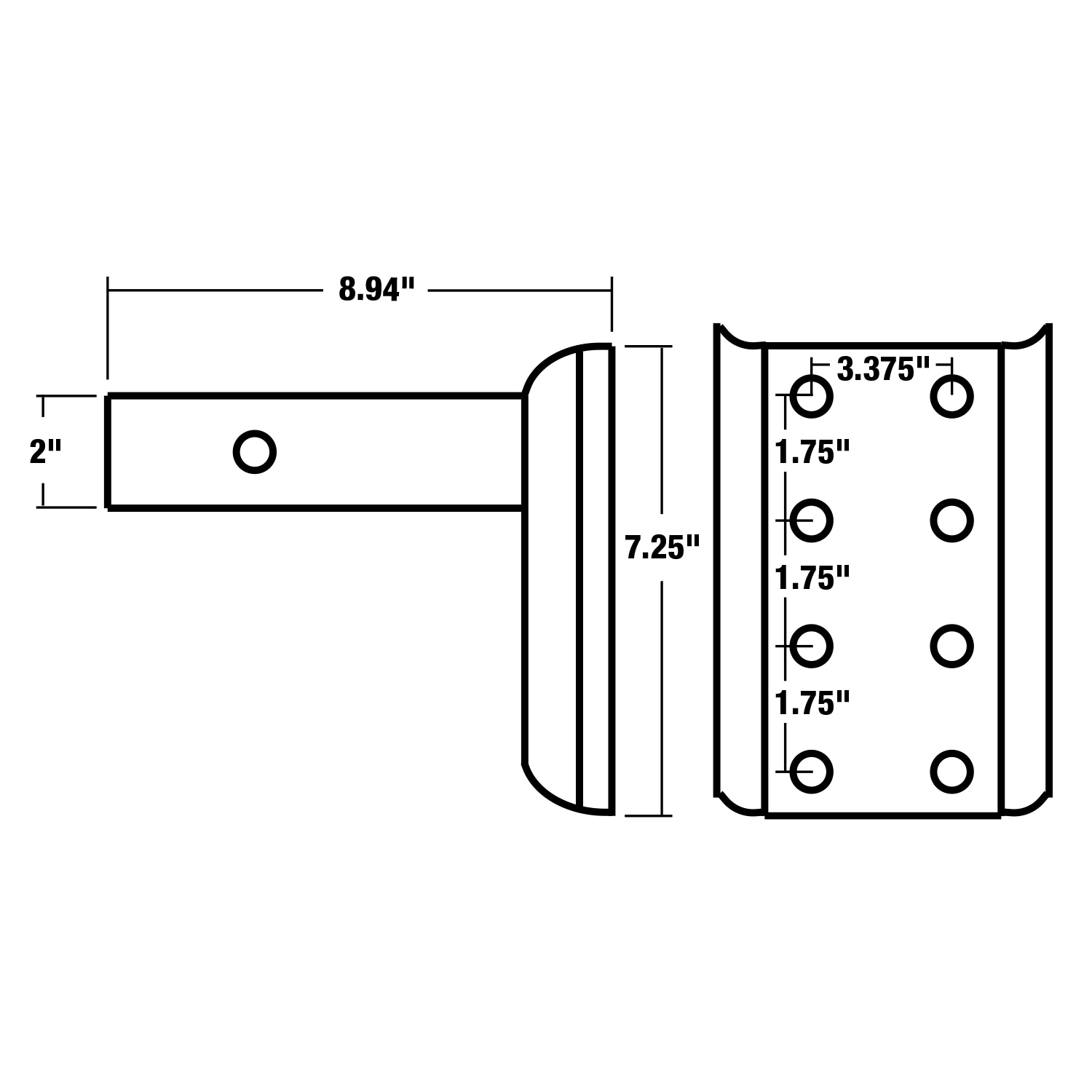 Buyers Products PM90 Ball-Mounts - View #7