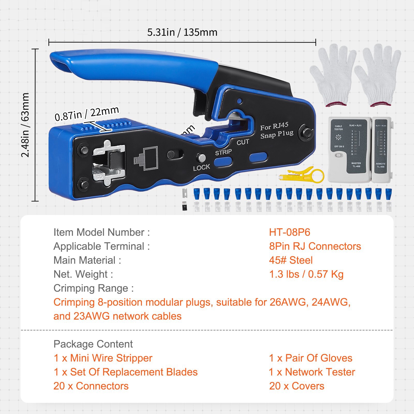 SUGIFT LSHLWSGSS0136 Cable-Cutters - View #3