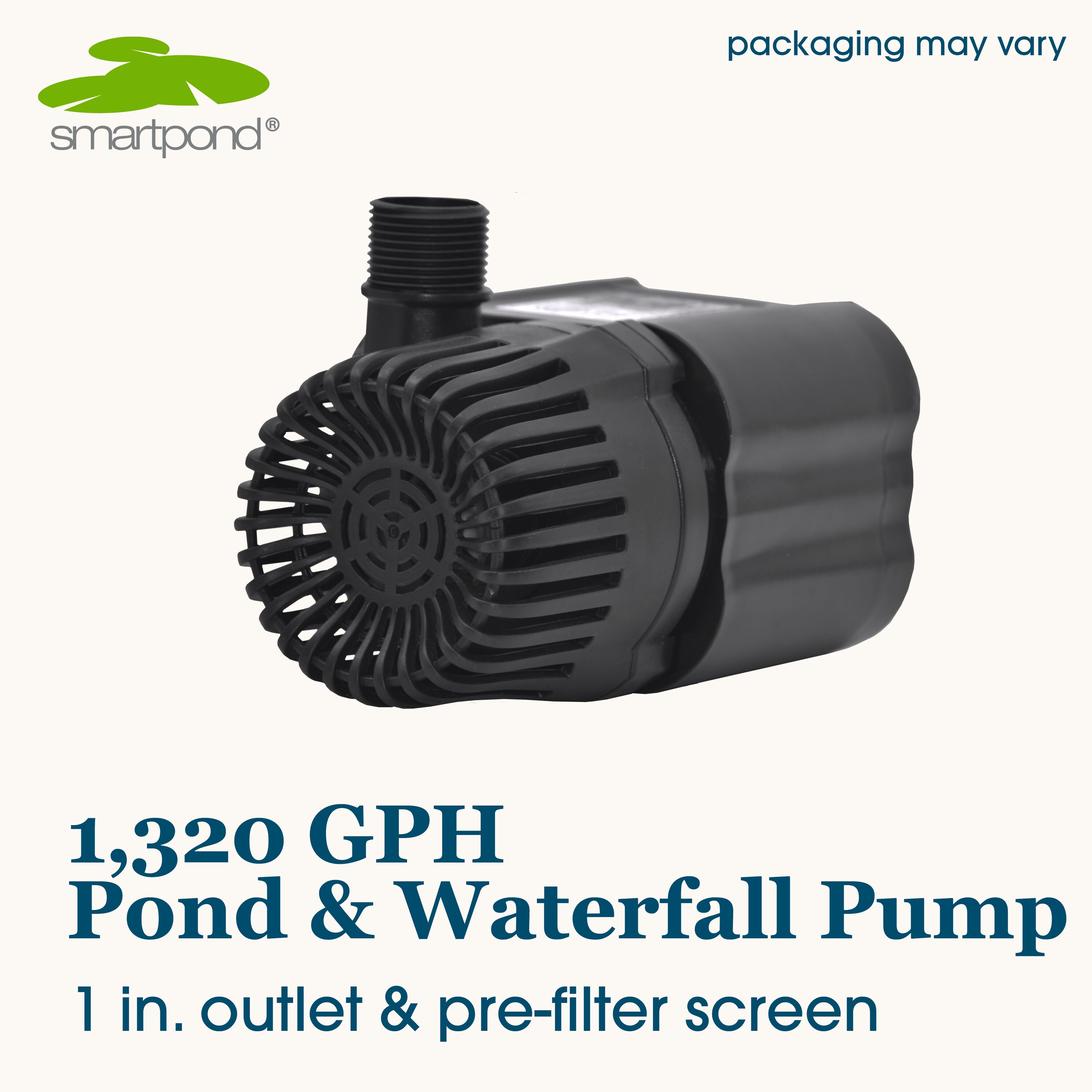smartpond 1320-GPH Submersible Corded Electric Waterfall Pump in the Pond  Pumps department at Lowes.com