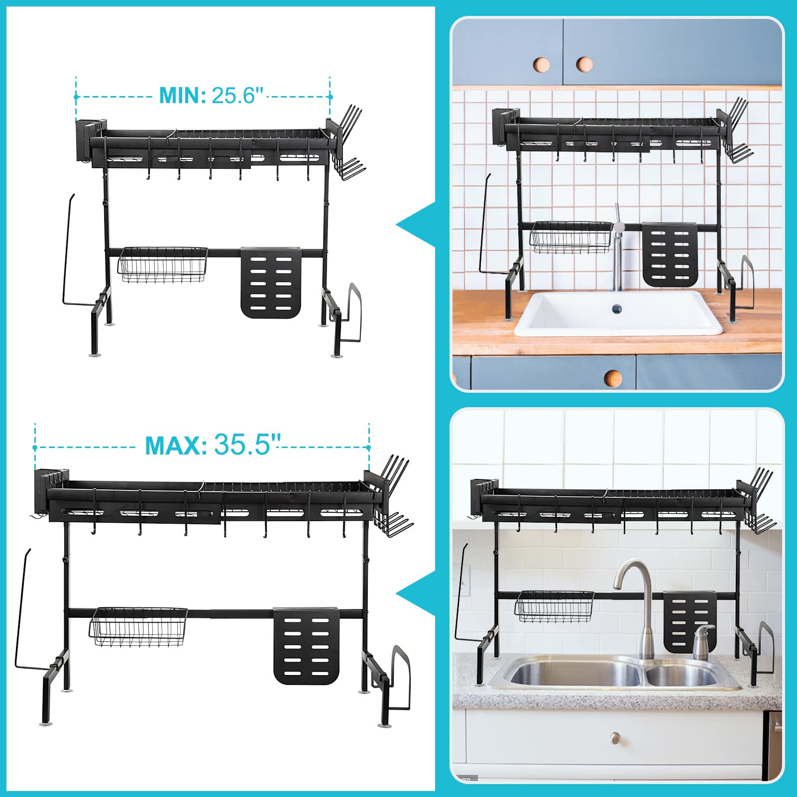 Qeetex JXNAG-PHO-0X42HO4M Pull-Out-Cabinet-Baskets - View #5