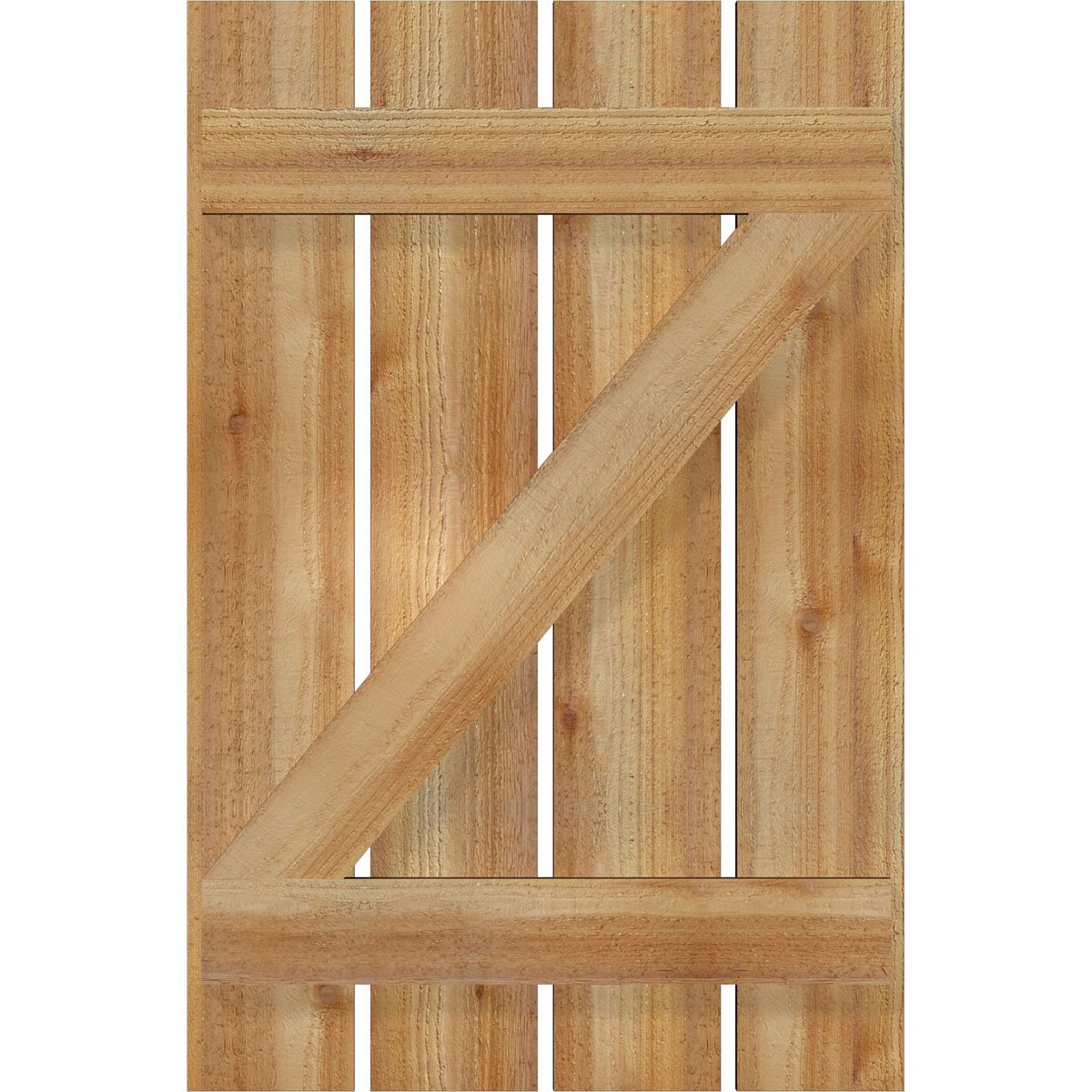 Ekena Millwork RBS06Z23X035RWR Exterior-Shutters - View #5