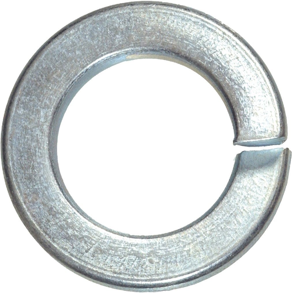 Hillman Zinc-Plated Steel Split Lock Washers - 3/8 Inch Diameter - 100 Pack #300024