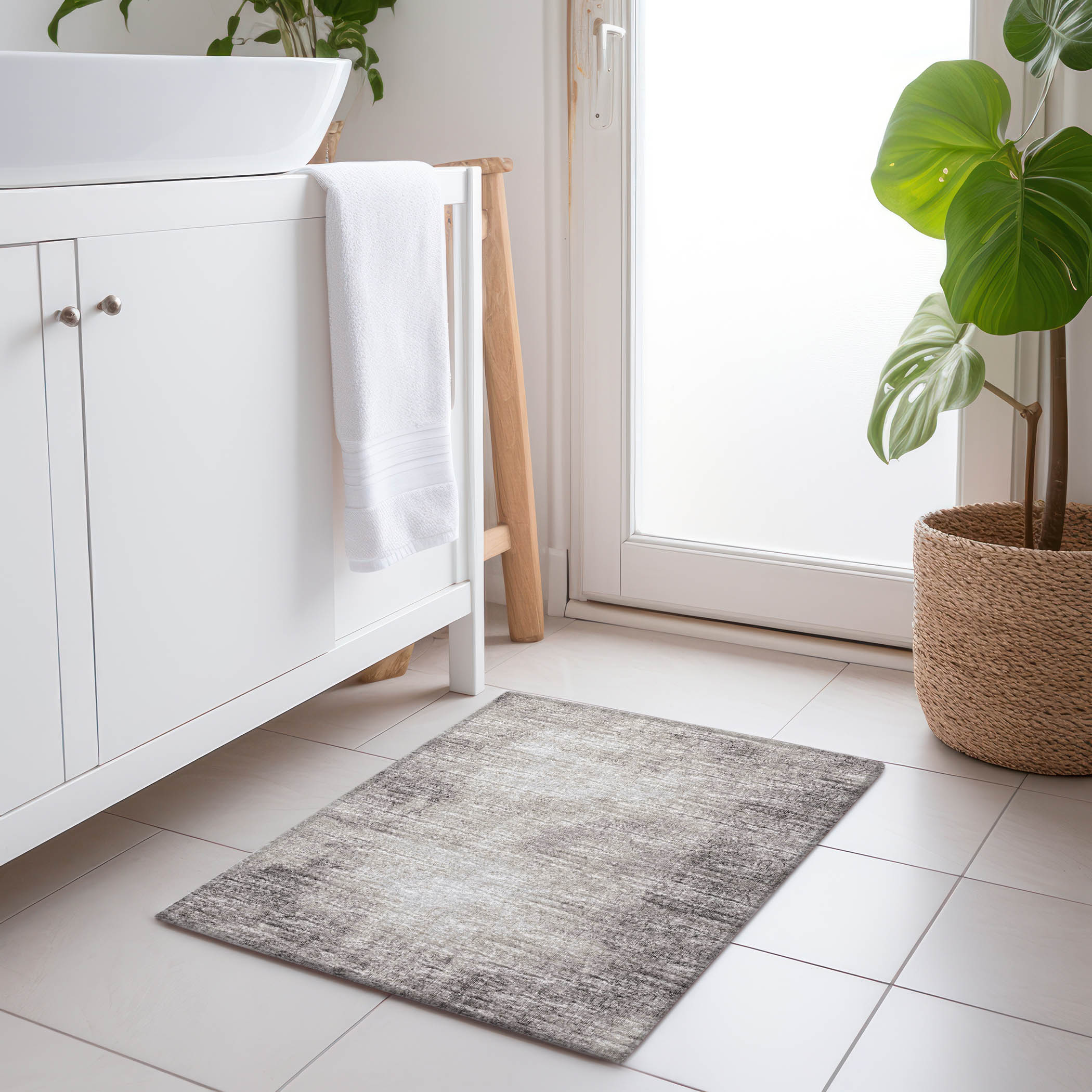 Addison Rugs AMF34MO20X30 Mayfield AMF34MO 2 x 3 (ft) Loomed Polyester Mocha Rectangular Indoor Abstract Machine washable Area rug