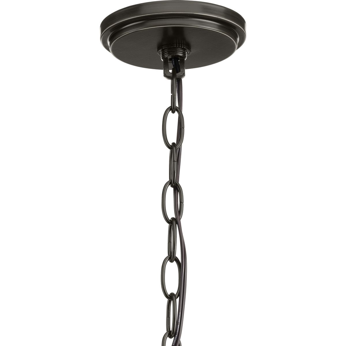 Antique Bronze Glass Dome Pendant Light with Bowl Shade