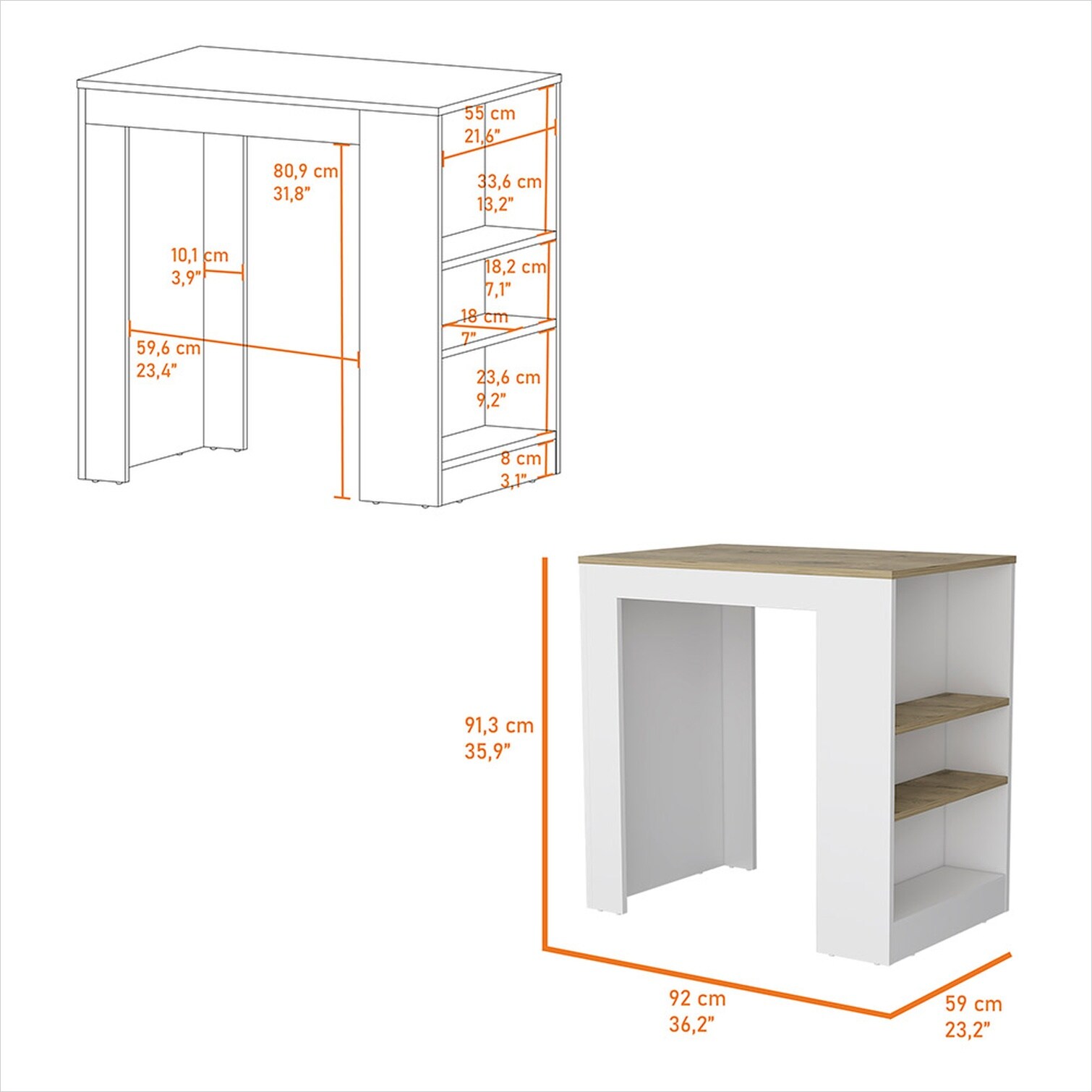FlowLuxe FV4ZKUVZ30XC Kitchen-Furniture - View #2