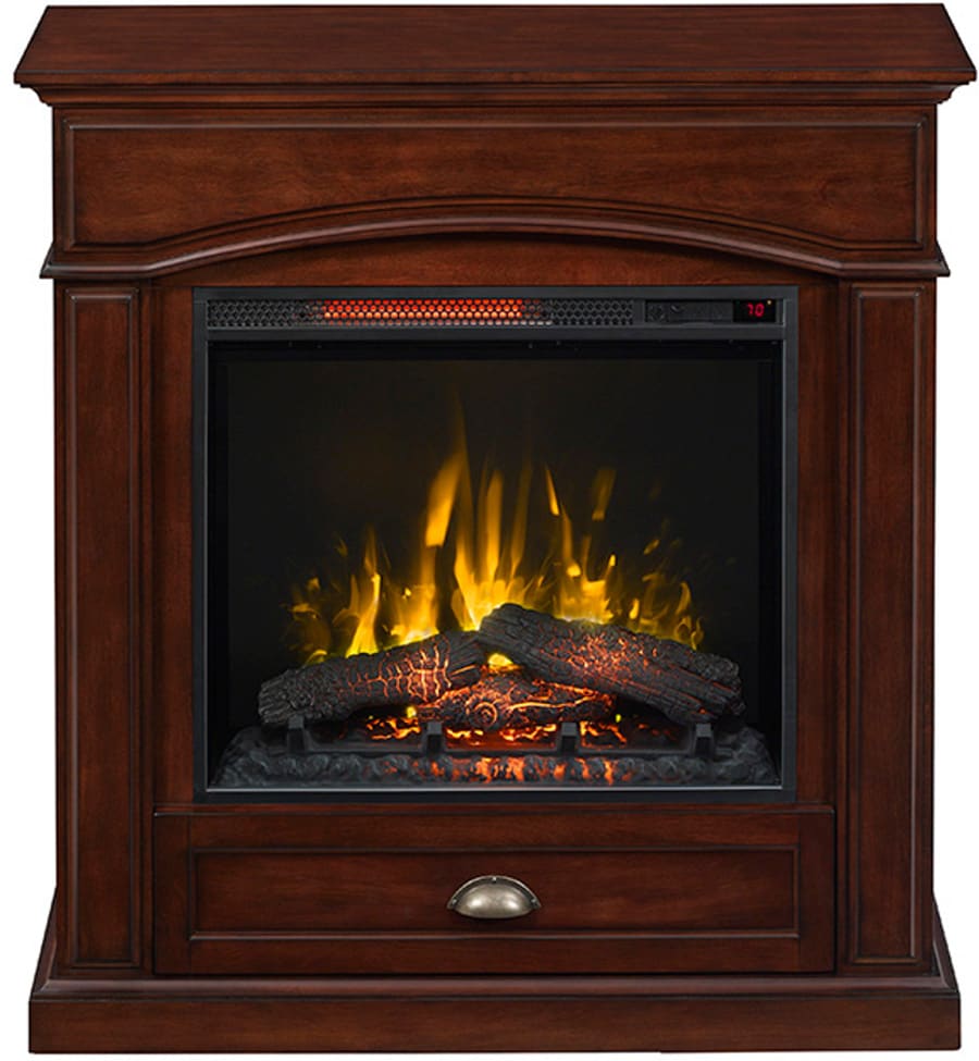 Style Selections 36.5-in W Warm Cherry Infrared Quartz