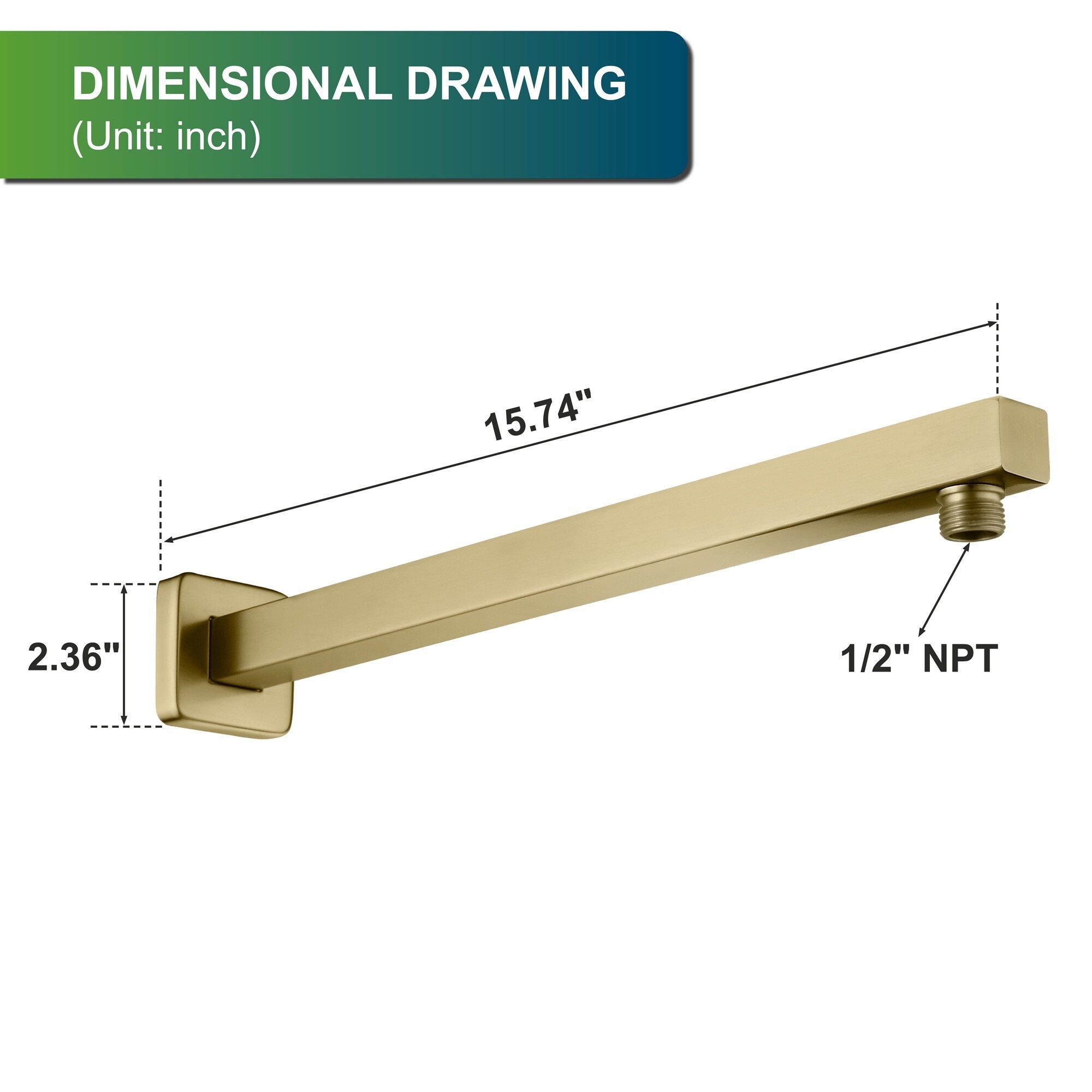 Boyel Living BL25119BG Bath-Shower-Facc - View #3