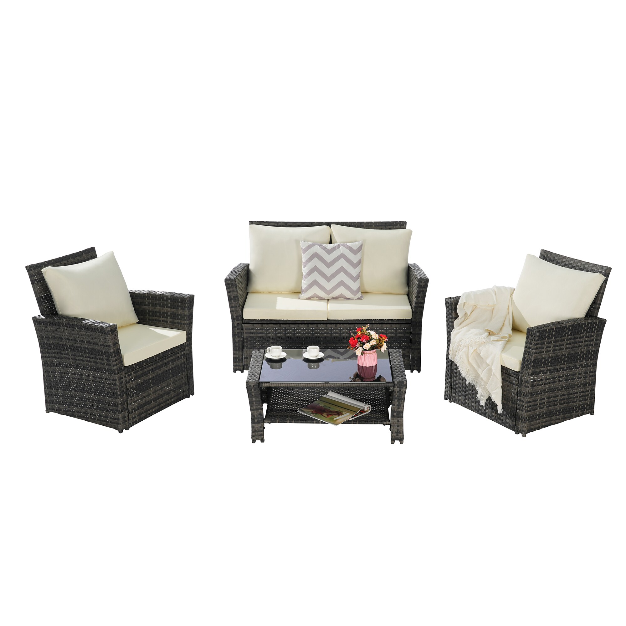 SINOFURN SYB670027BG Patio-Conversation-Sets - View #5