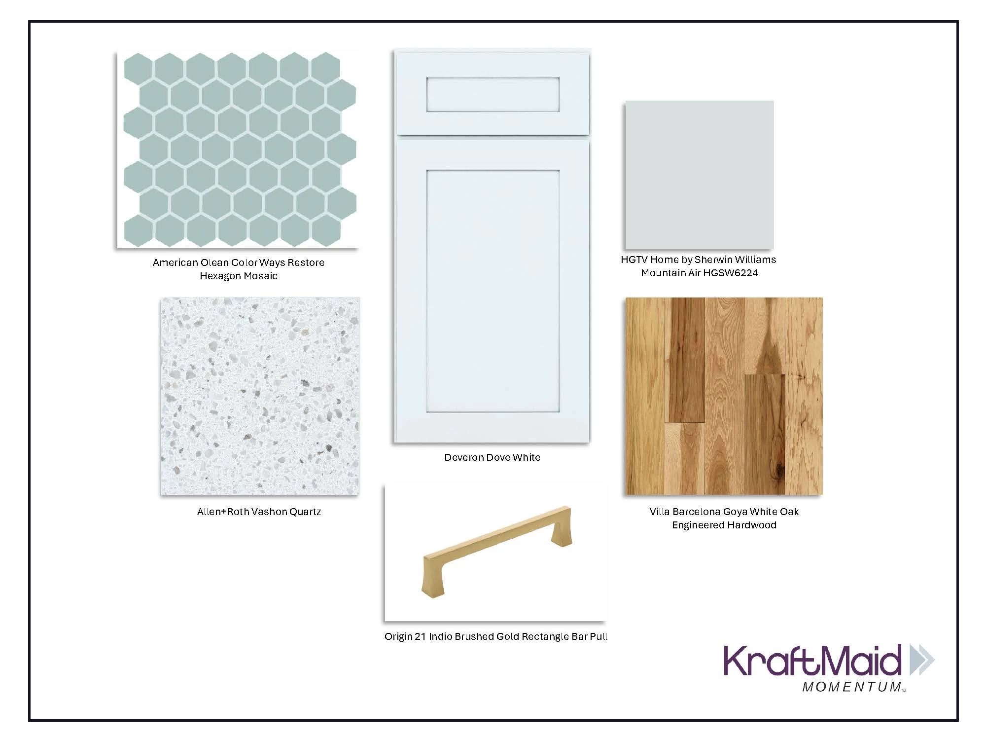 KraftMaid Momentum U302490.ET.SHG71 Cabinets-Kitchen - View #10