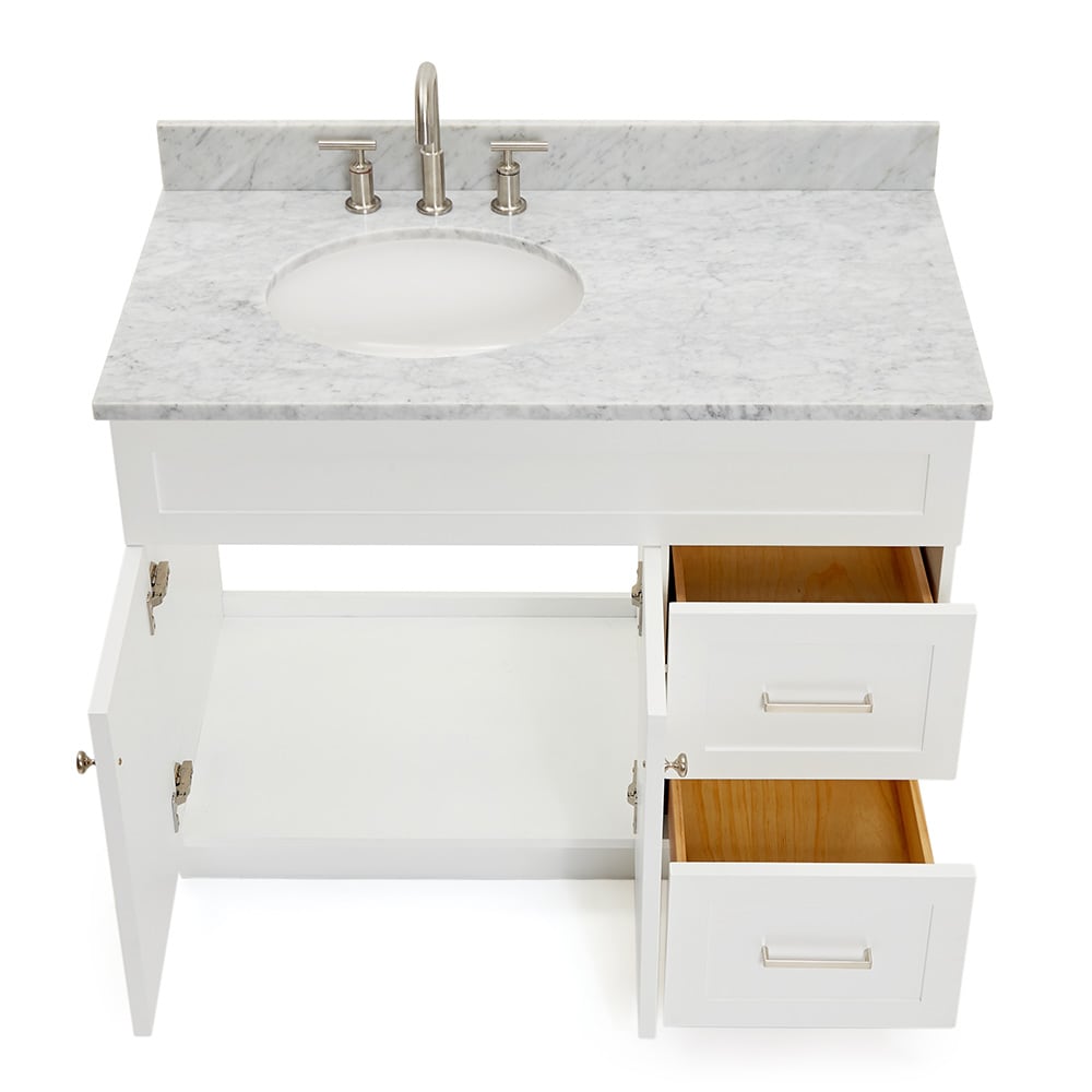 ARIEL F043SLCW2OVOWHT Bath-Vanity-Combo - View #6