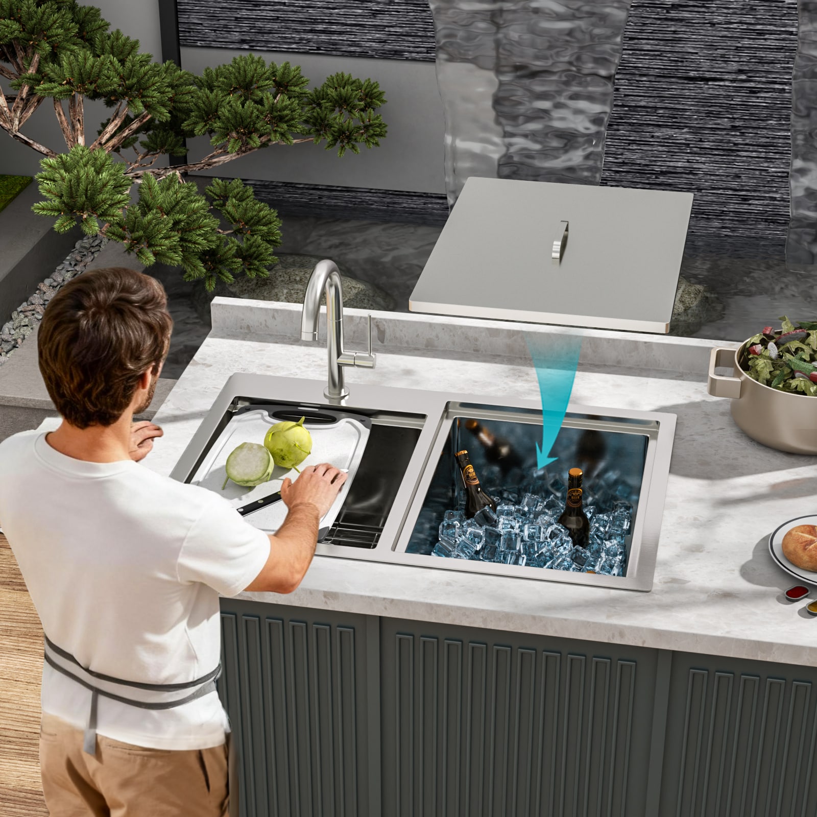 Tatayosi RY-3P414746 Kitchen-Sinks - View #5