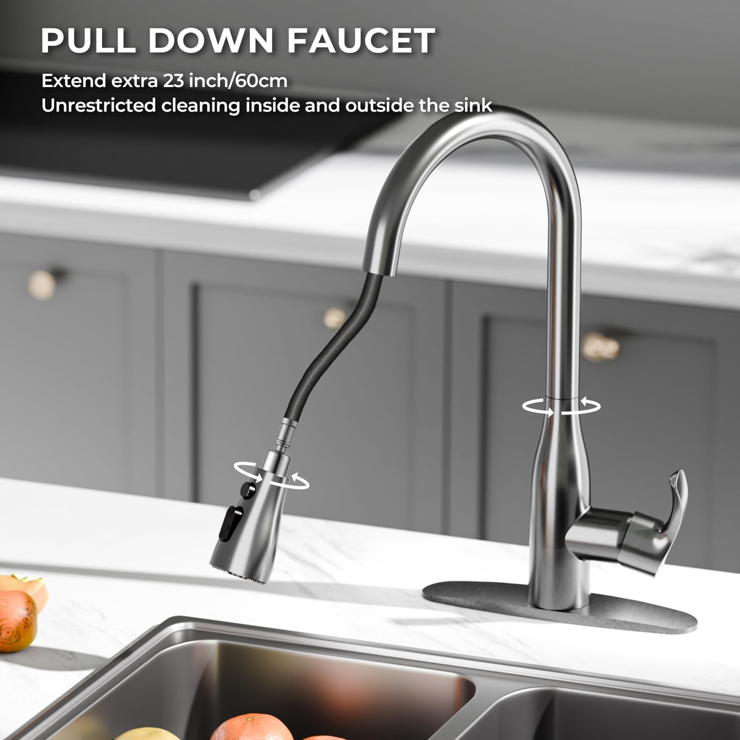 Garvee BIPQ1MIZZ3T4163 Kitchen-Faucets - View #6
