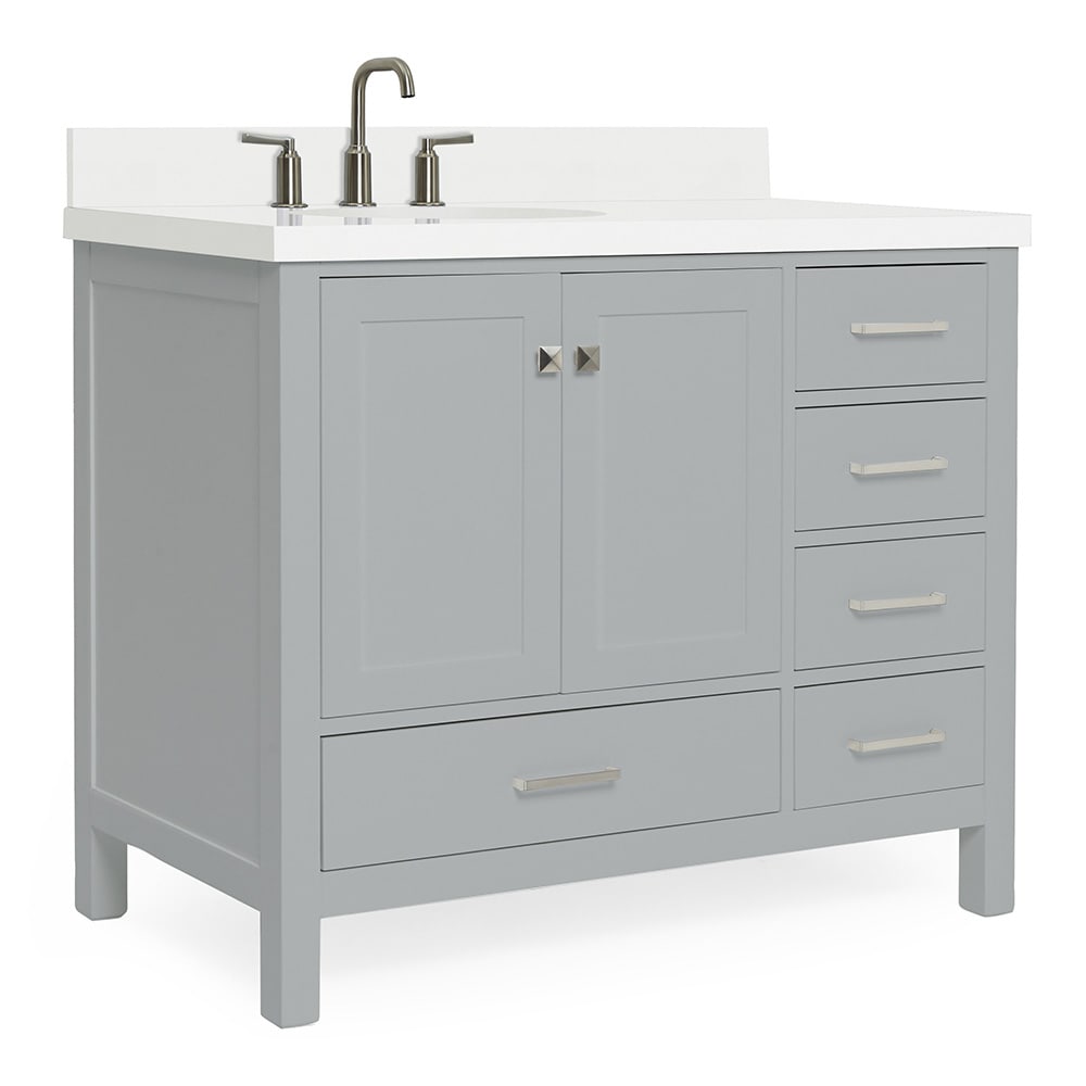 ARIEL A043SLWQOVOGRY Bath-Vanity-Combo - View #3