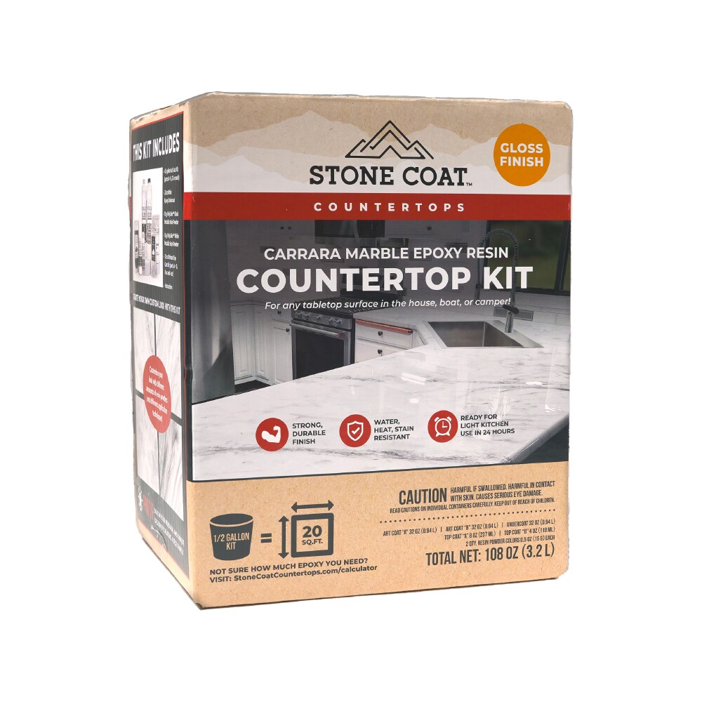Stone Coat Countertops Multiple Matte Countertop Refinishing Kit (1-Gallon) Marble | SCTCMCME1GK