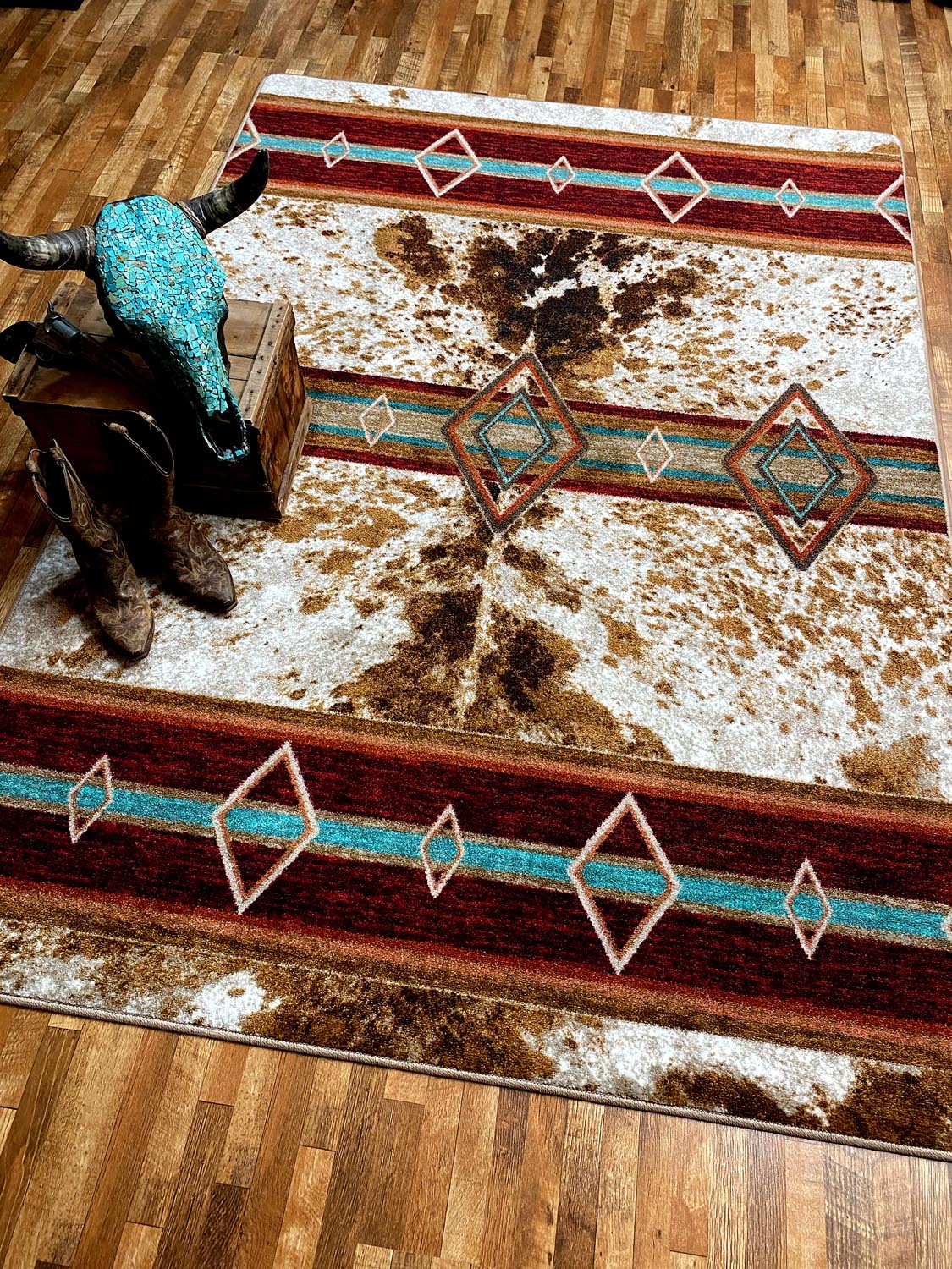 American Dakota Council Fire Fine Area Rug