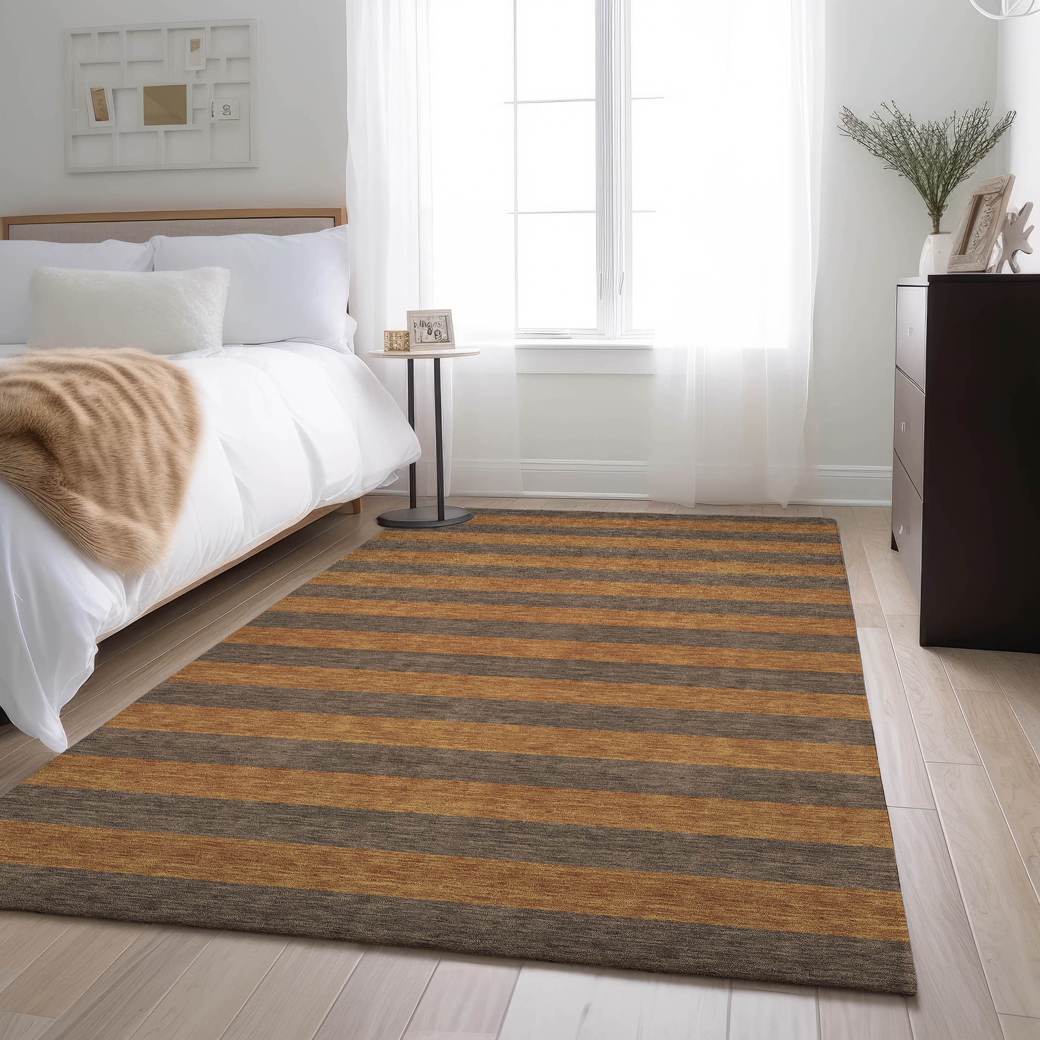 Addison Rugs AMF537TE3X5 Mayfield AMF537TE 3 x 5 (ft) Loomed Polyester Teal Rectangular Indoor Geometric Machine washable Area rug