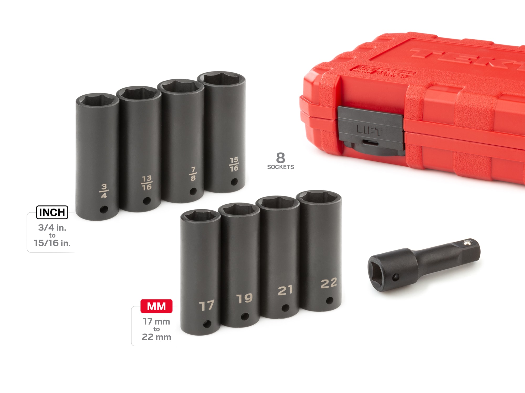 TEKTON SID92415 Impact-Socket-Sets - View #2