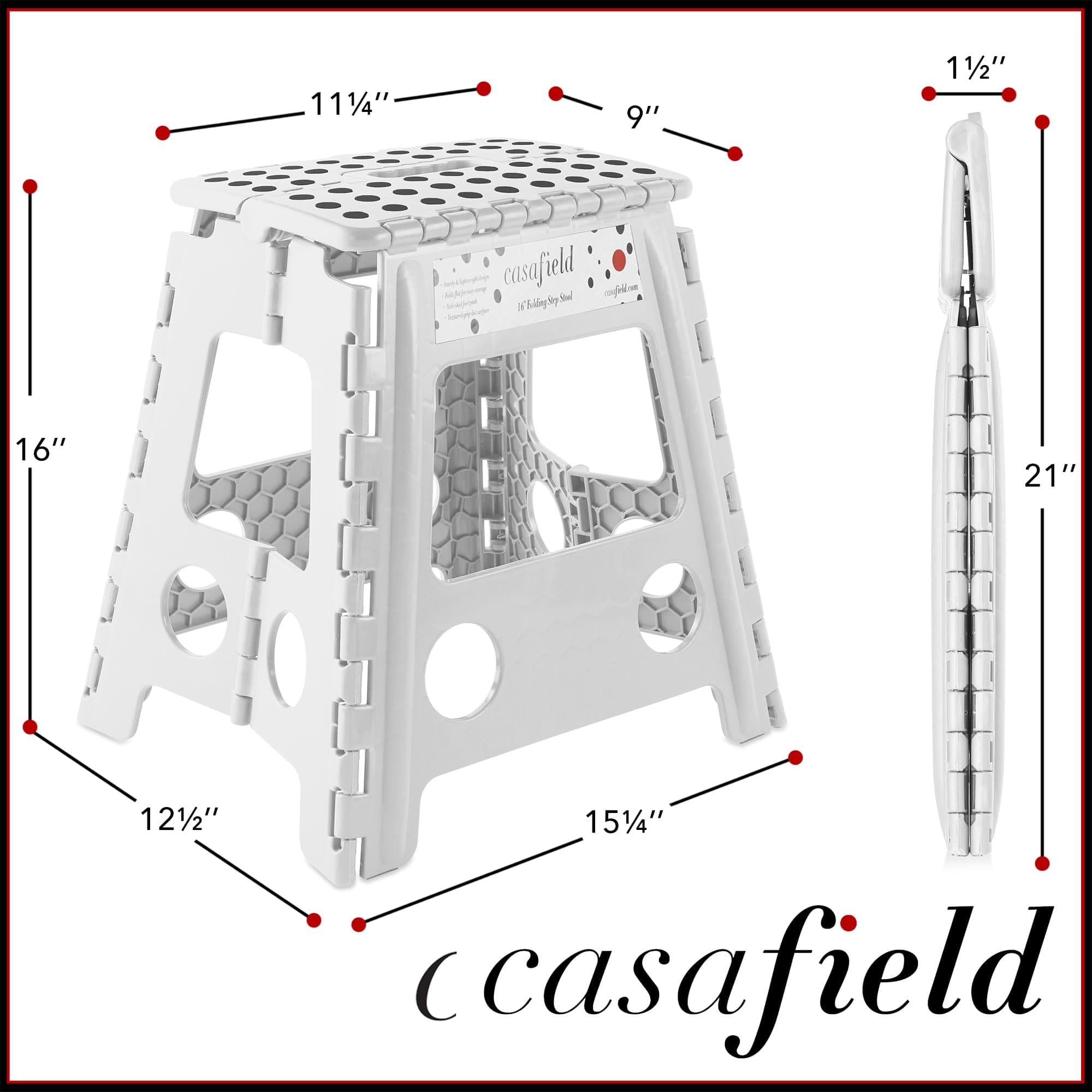 Casafield HOM-LAD-16SVF-WHT step - View #3