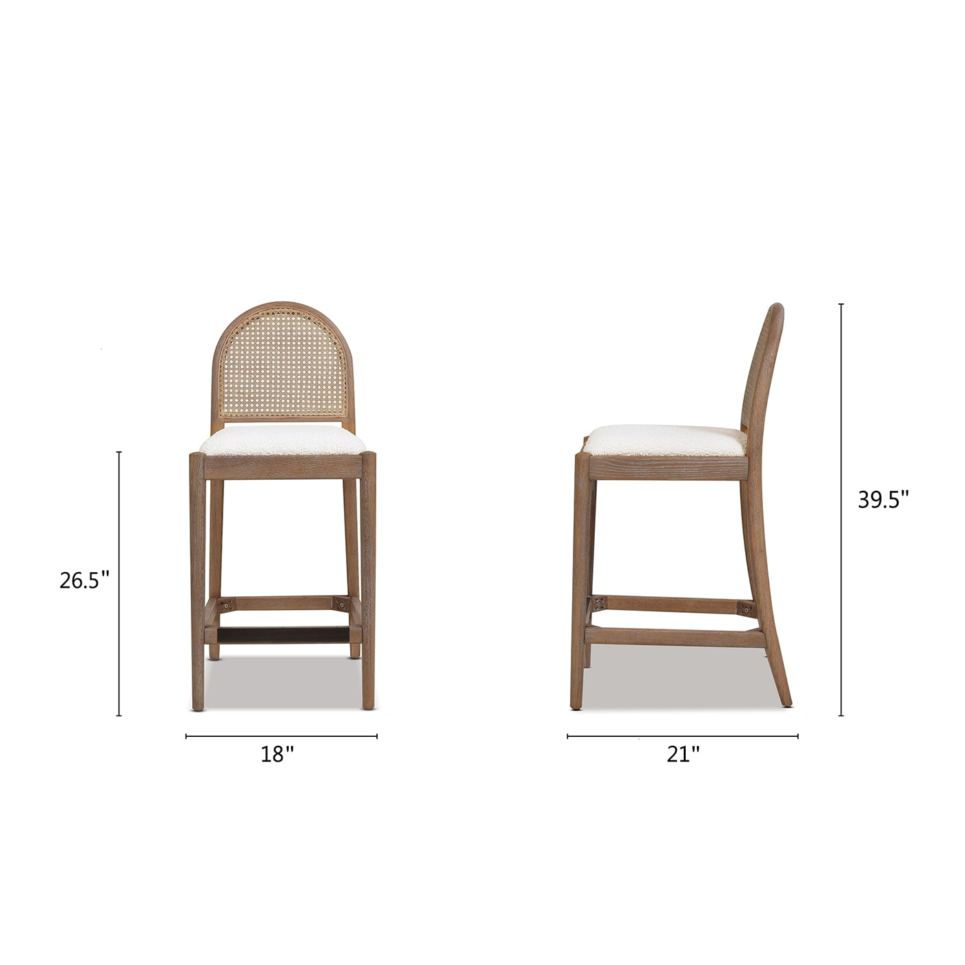Jennifer Taylor Home 81231-MBW-2P-MY stools - View #10