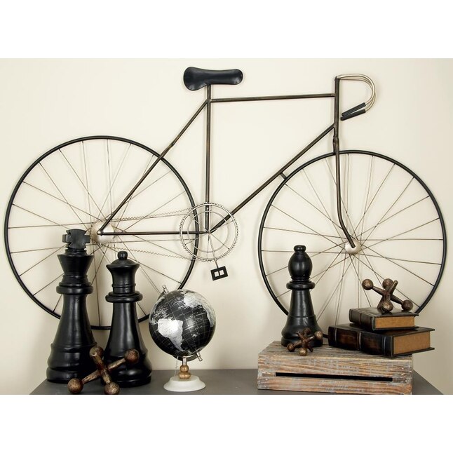 Grayson Lane Extra Large Vintage Bicycle Metal Wall Sculpture 59 In X 37 The Art Department At Com - Metal Bicycle Wall Art Decor